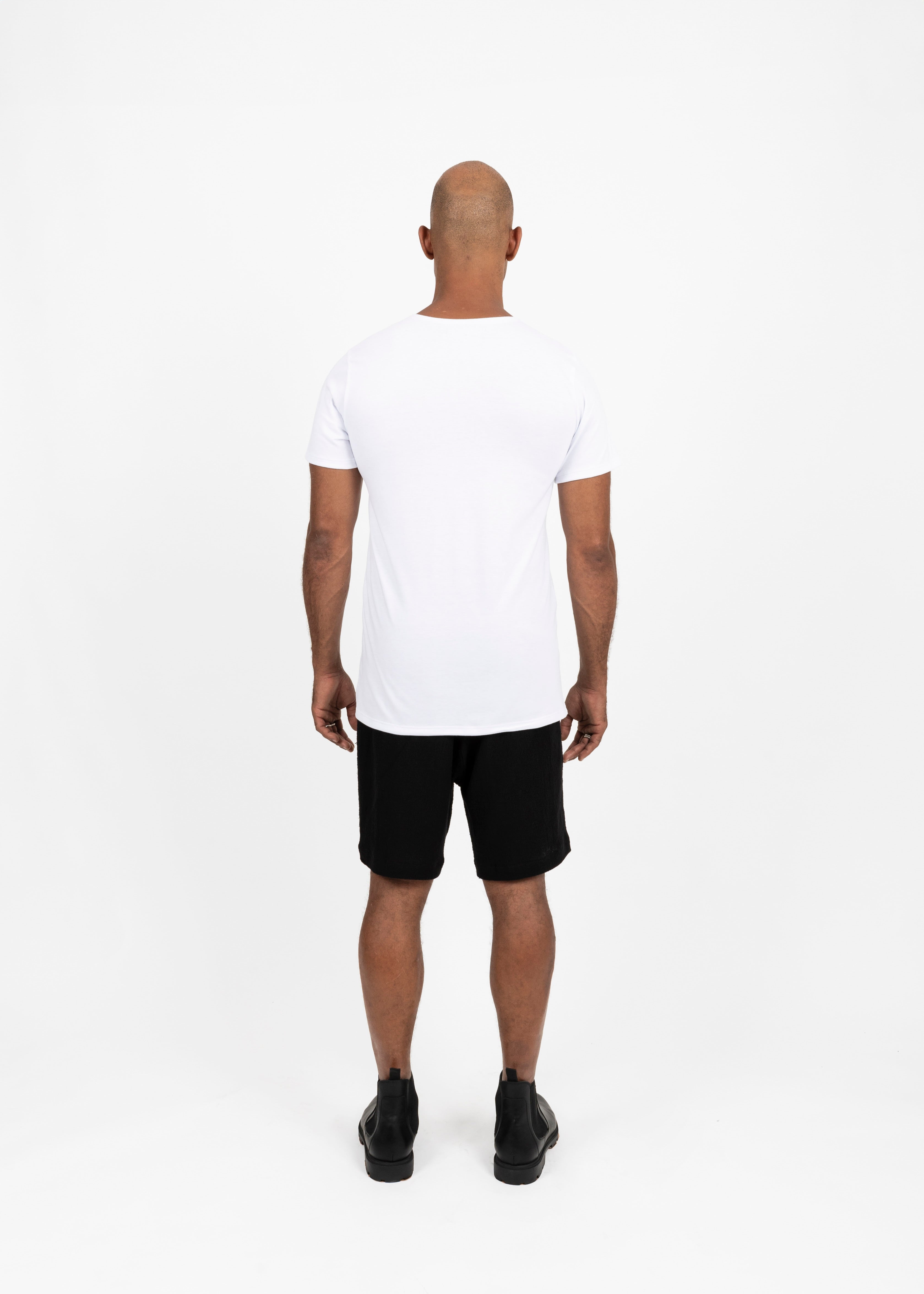 RELAX LOUNGE COTTON BLACK SHORTS