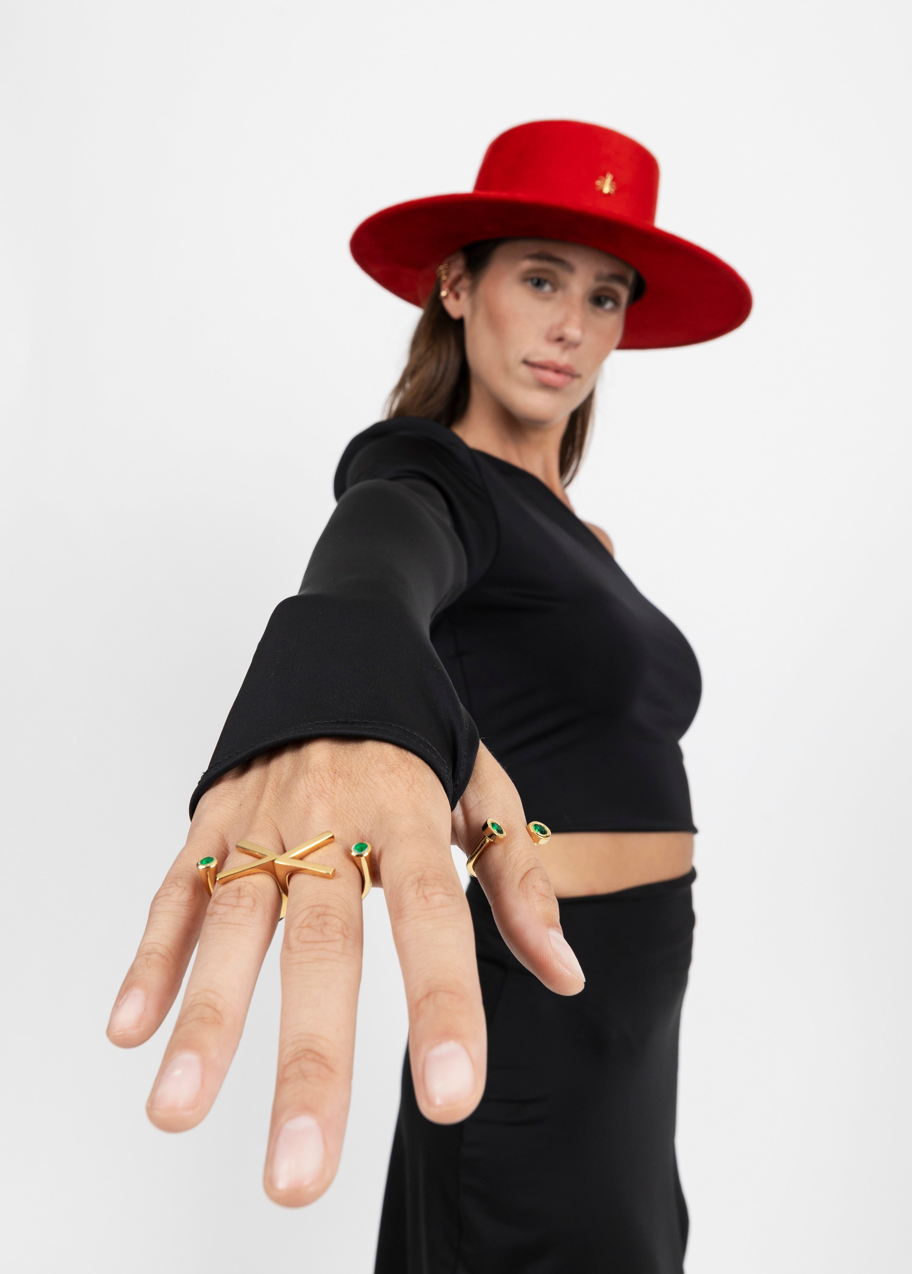 MADRID ASYMMETRIC BLACK TOP