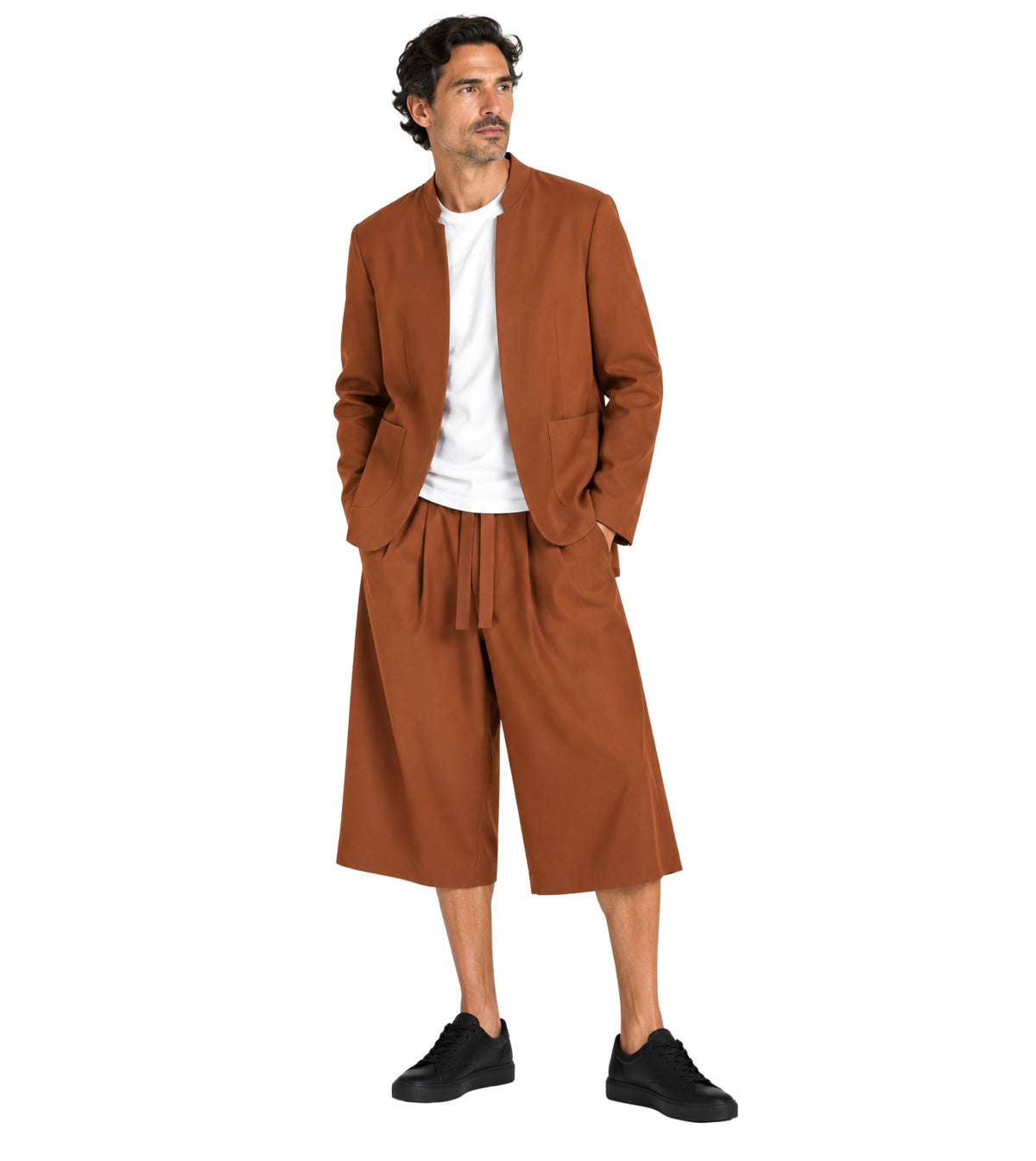 HAKAMA BROWN SHORTS