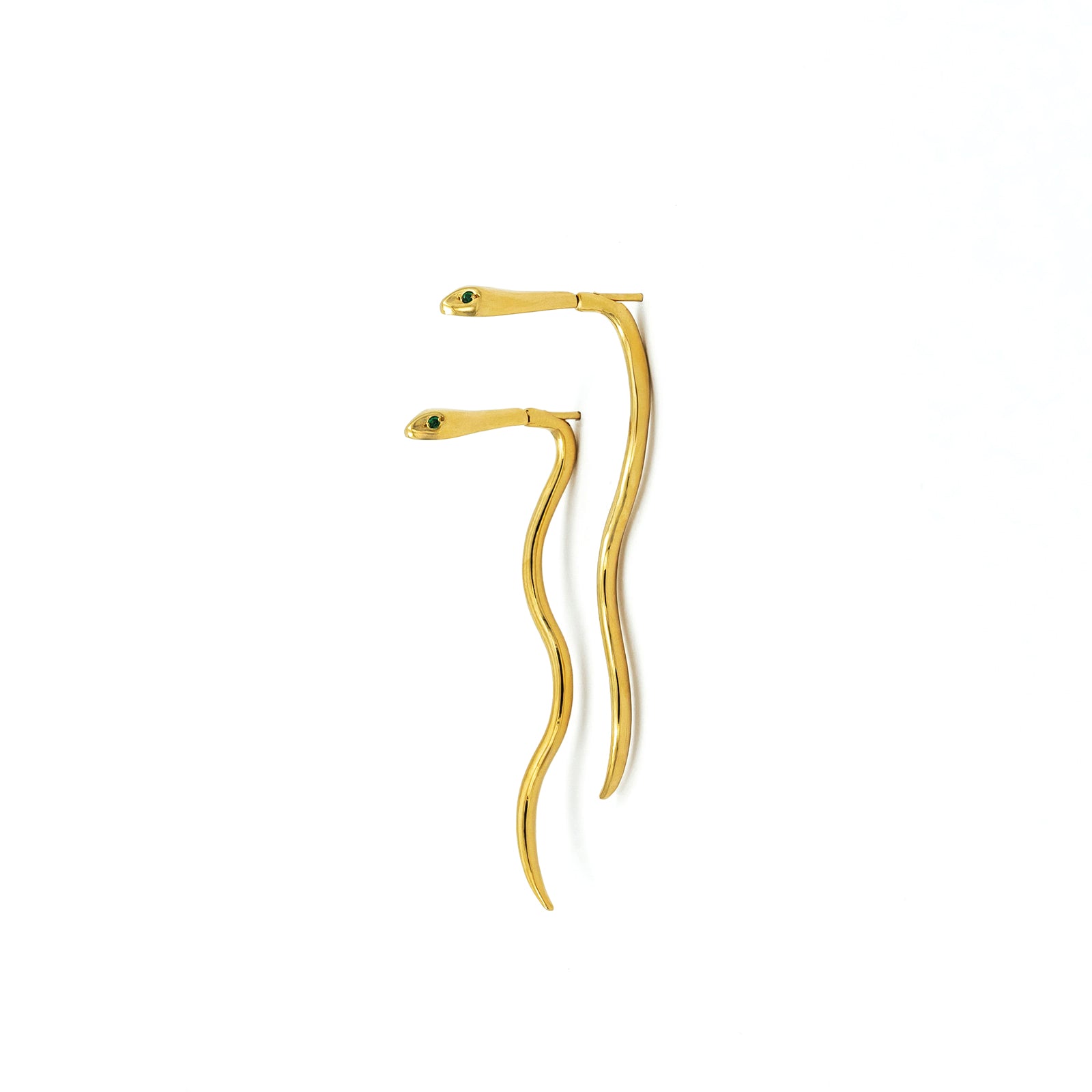 SNAKE GOLD EARRINGS