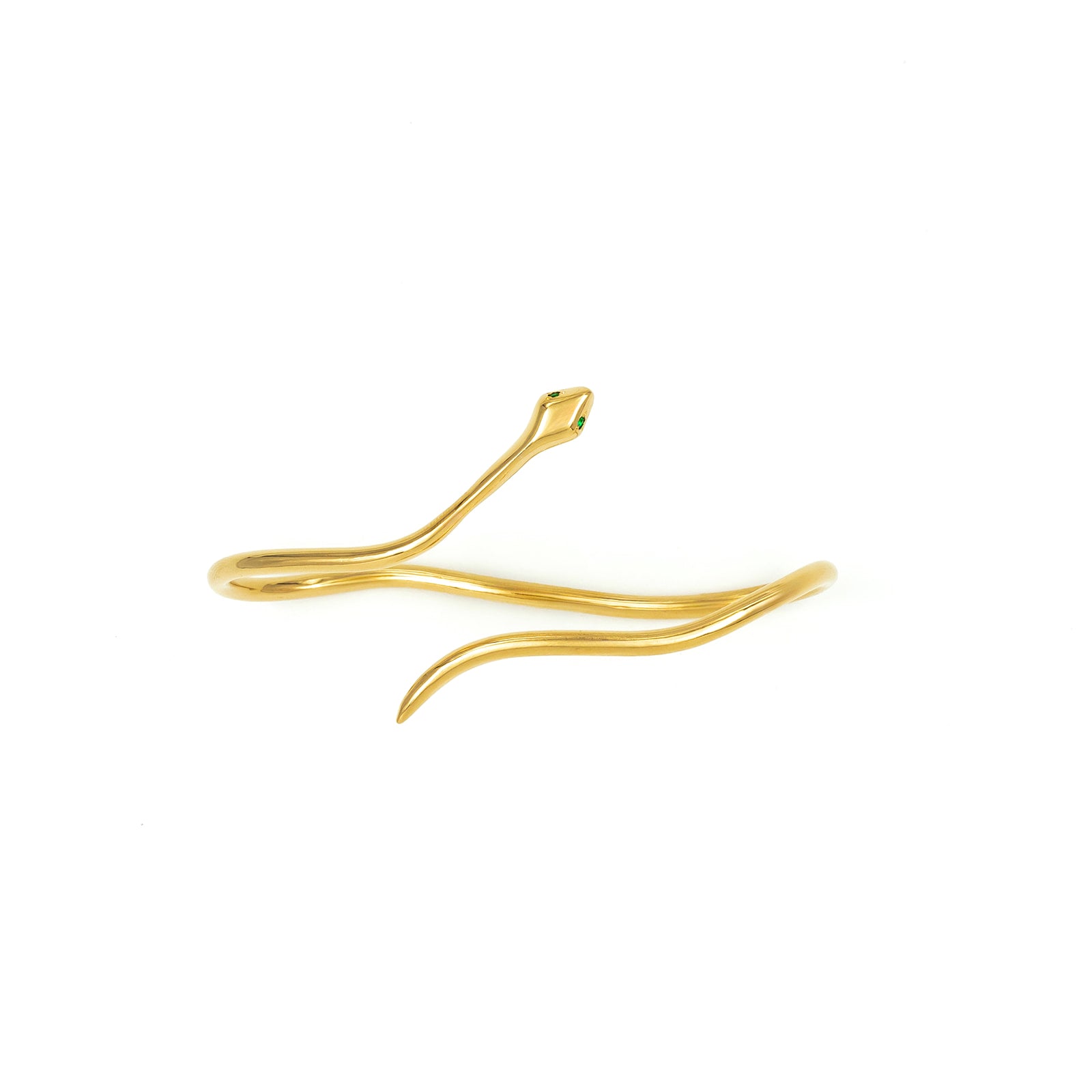 SNAKE GOLD PALM CUFF