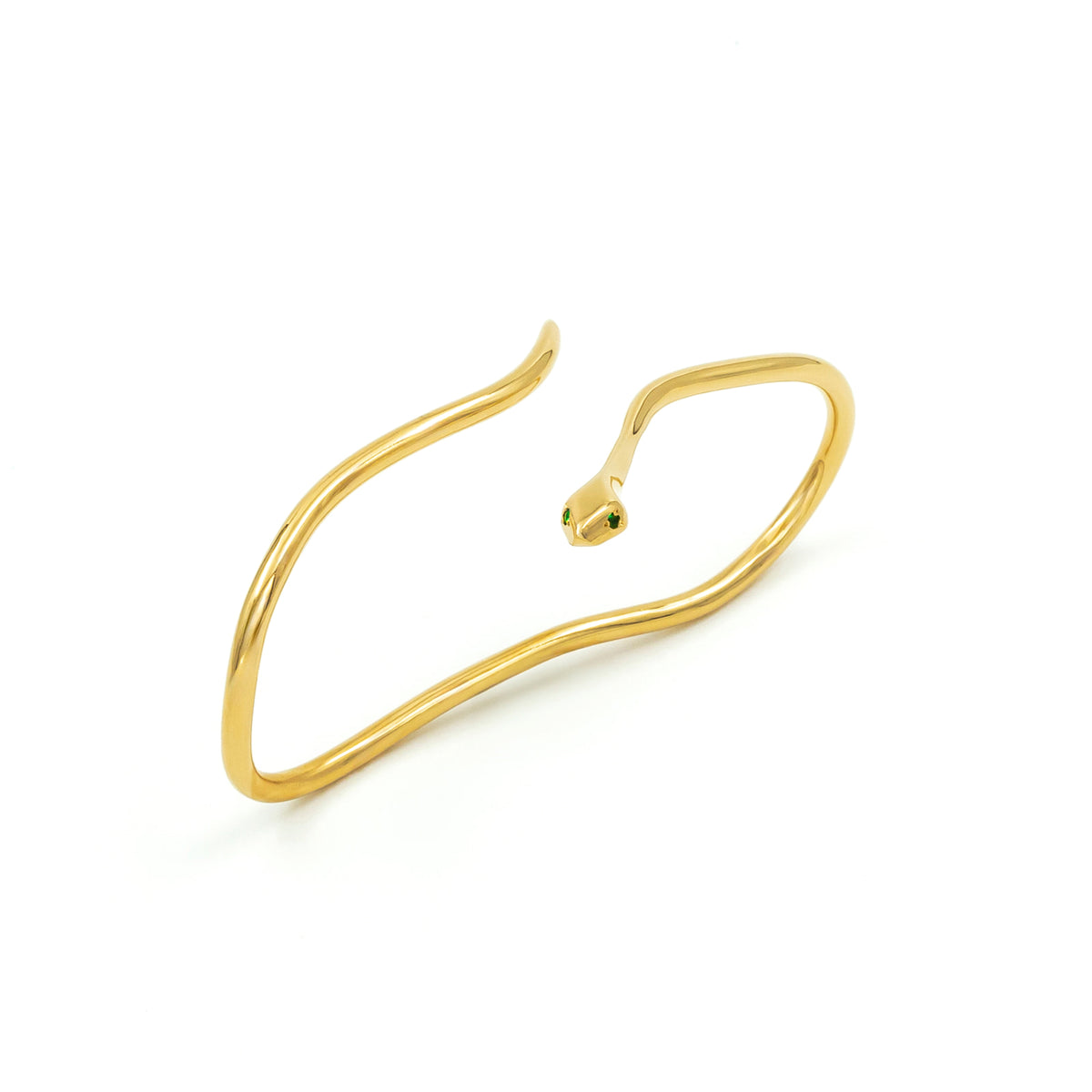 SNAKE GOLD PALM CUFF