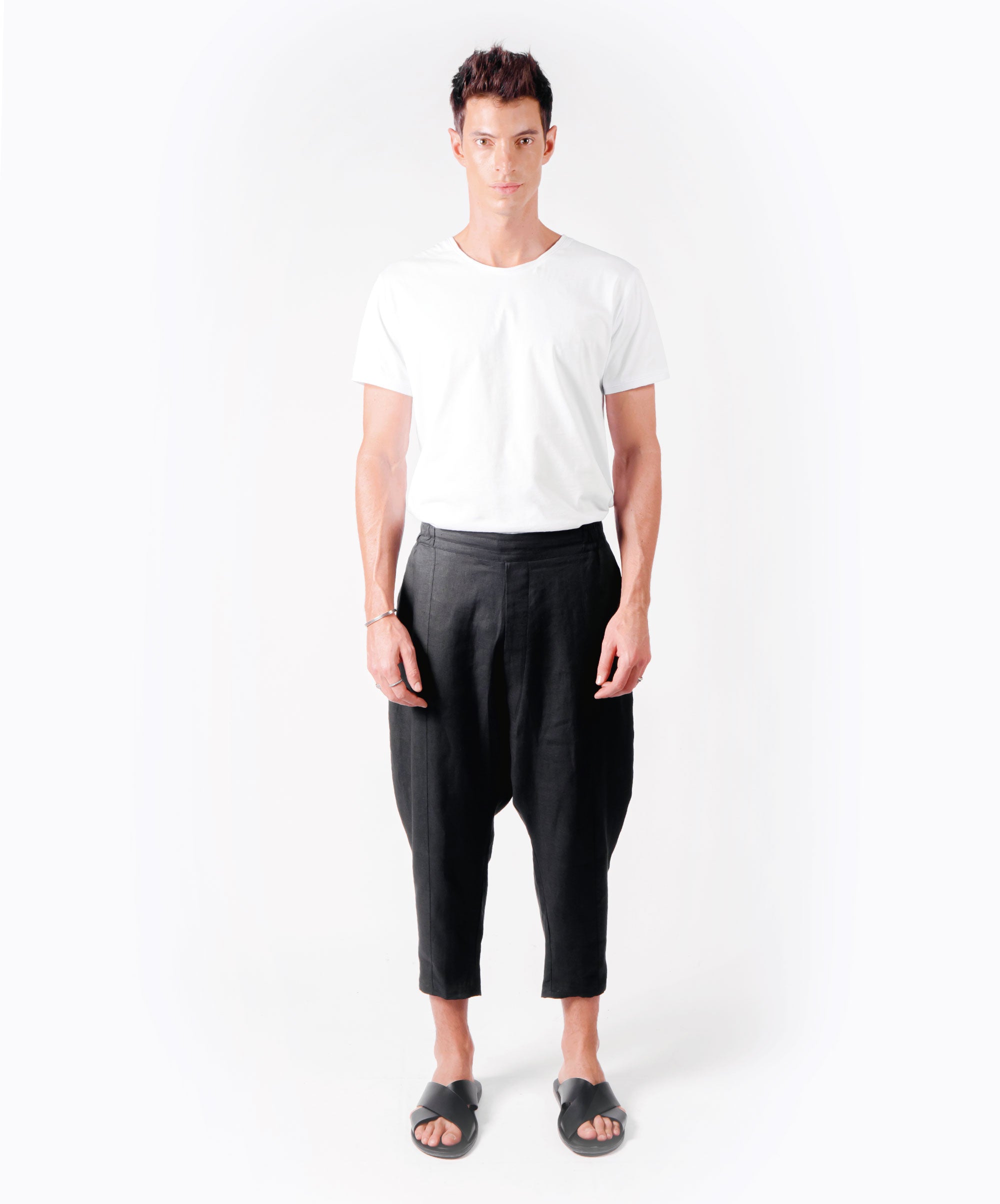 BUBBLE BLACK PANTS