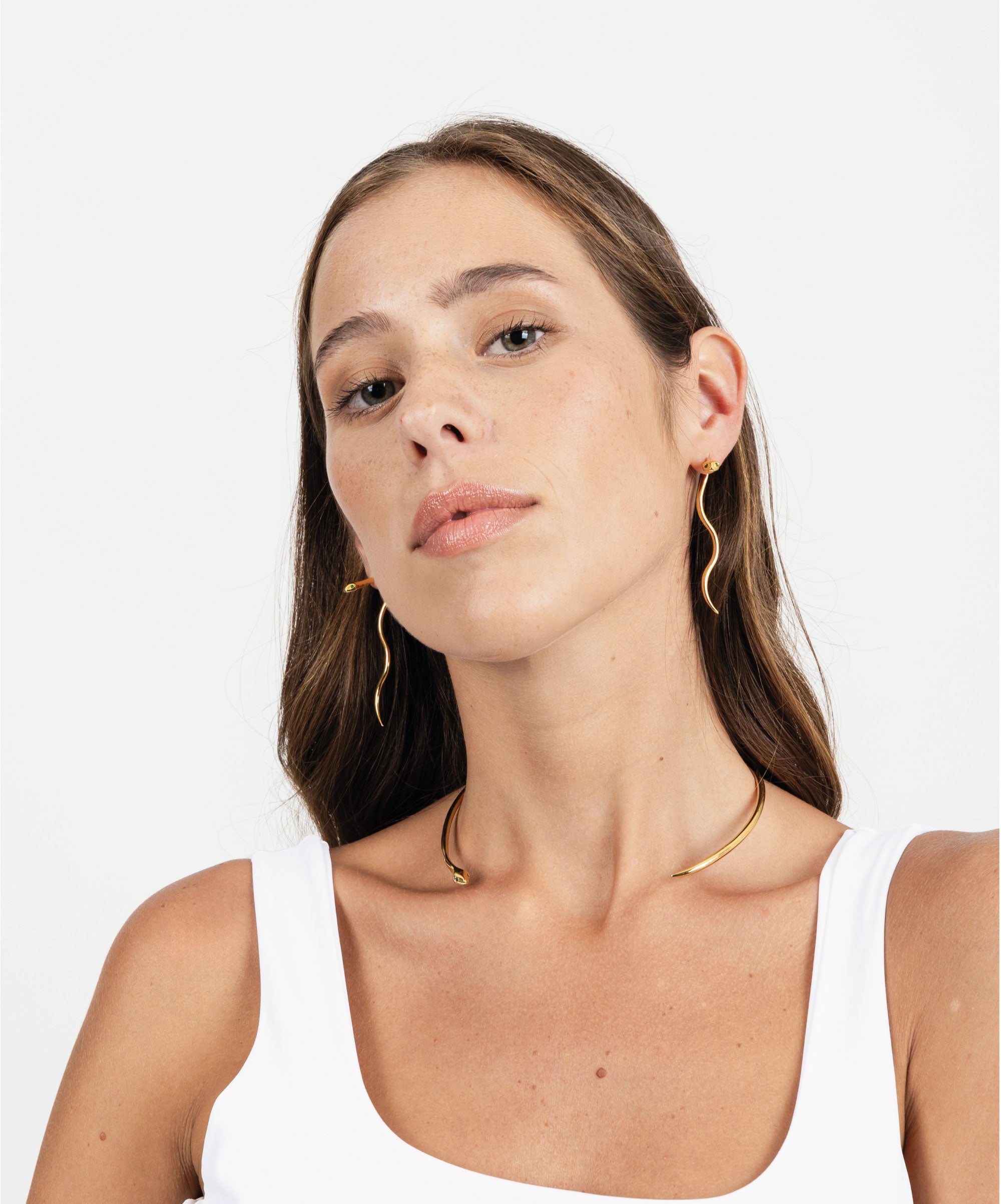 BABY SNAKE GOLD CHOKER