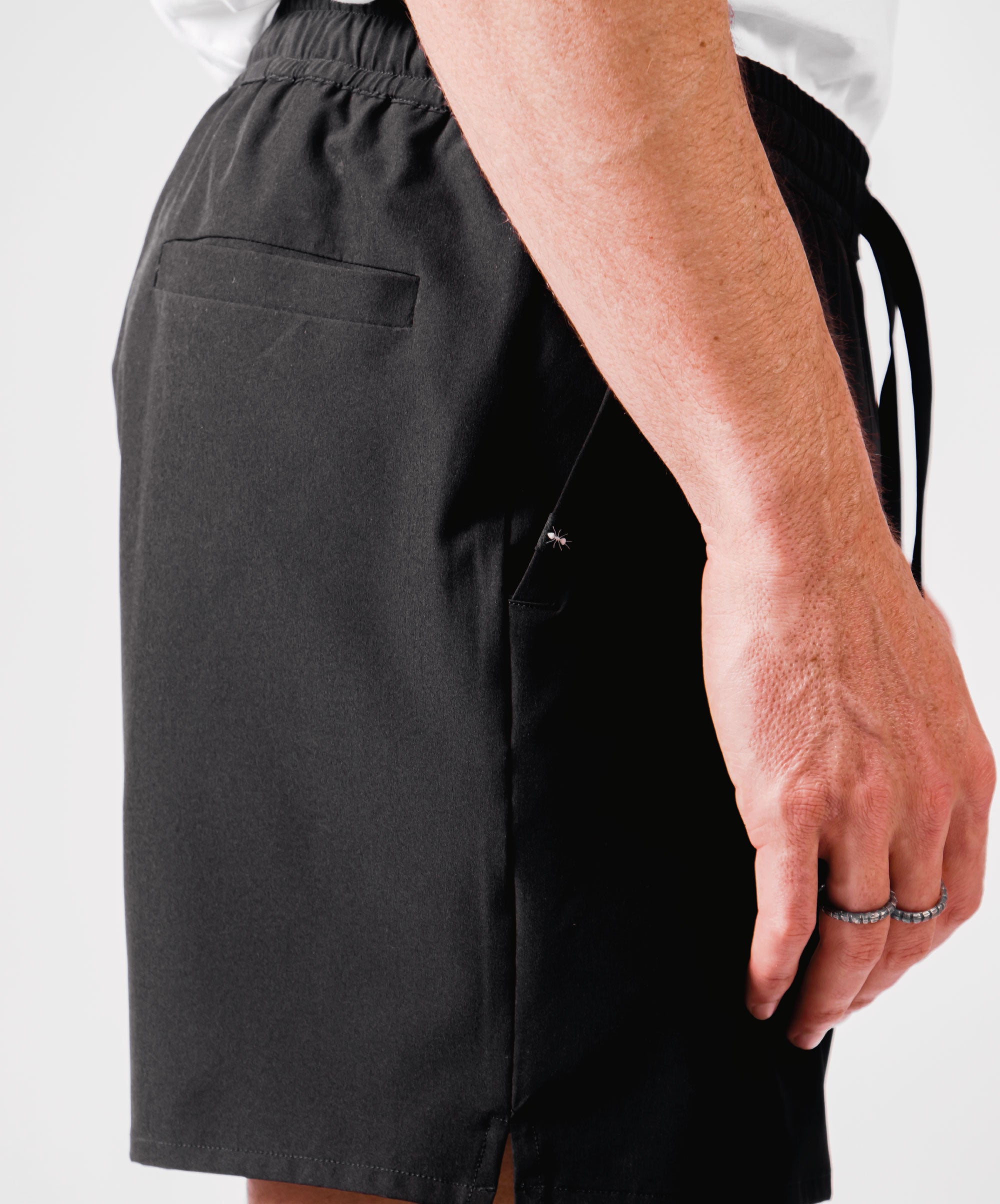 GO SWIM BLACK SHORTS