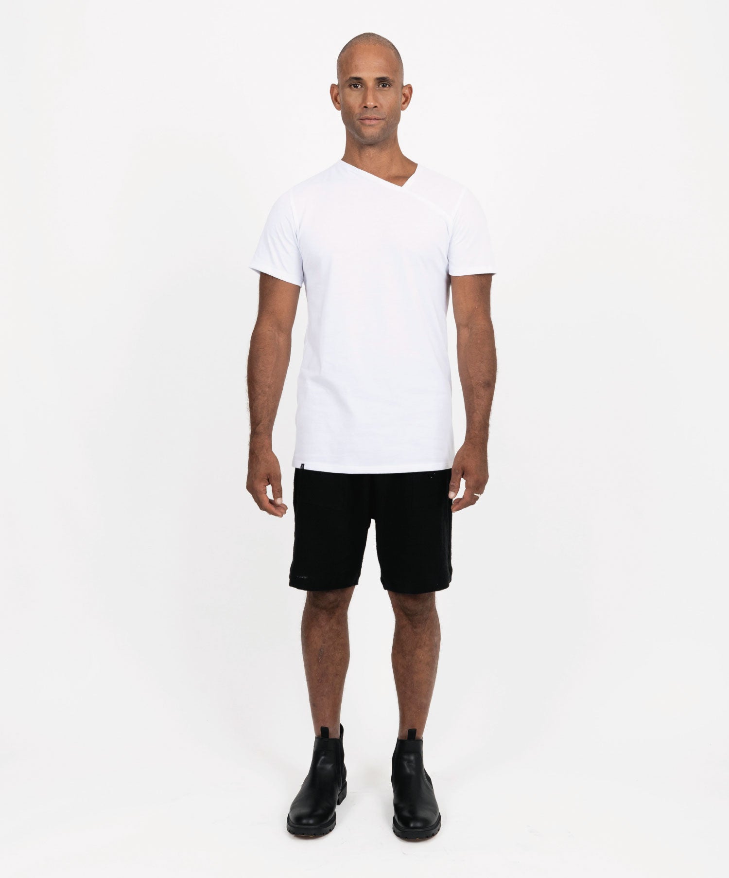 RELAX LOUNGE COTTON BLACK SHORTS