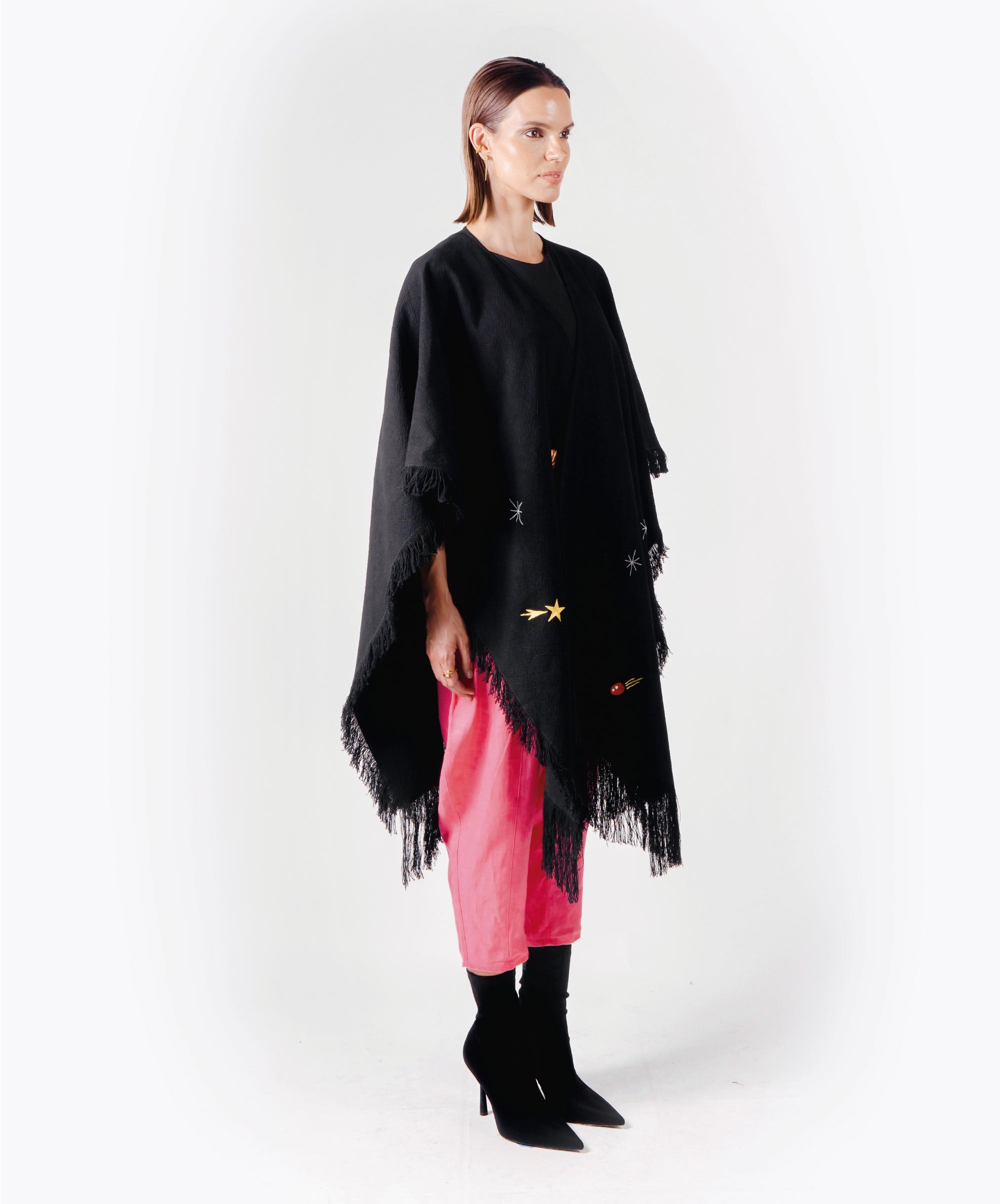 NO GRAVITY BLACK PONCHO