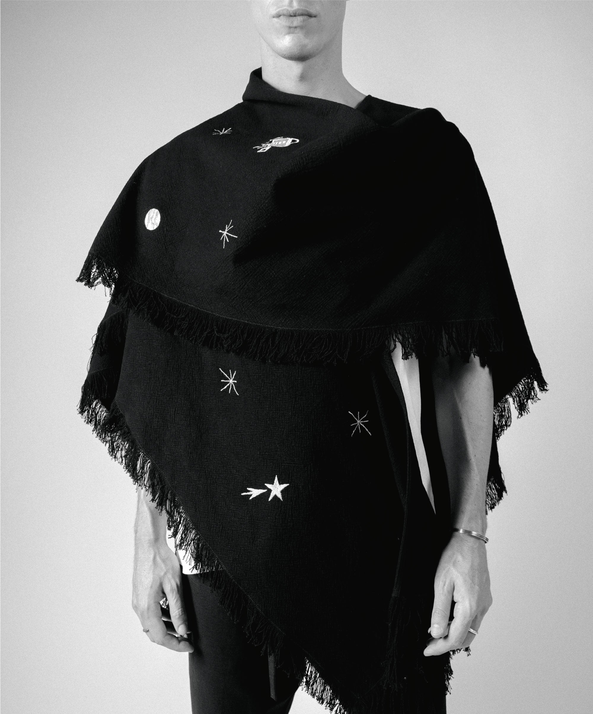 NO GRAVITY BLACK PONCHO