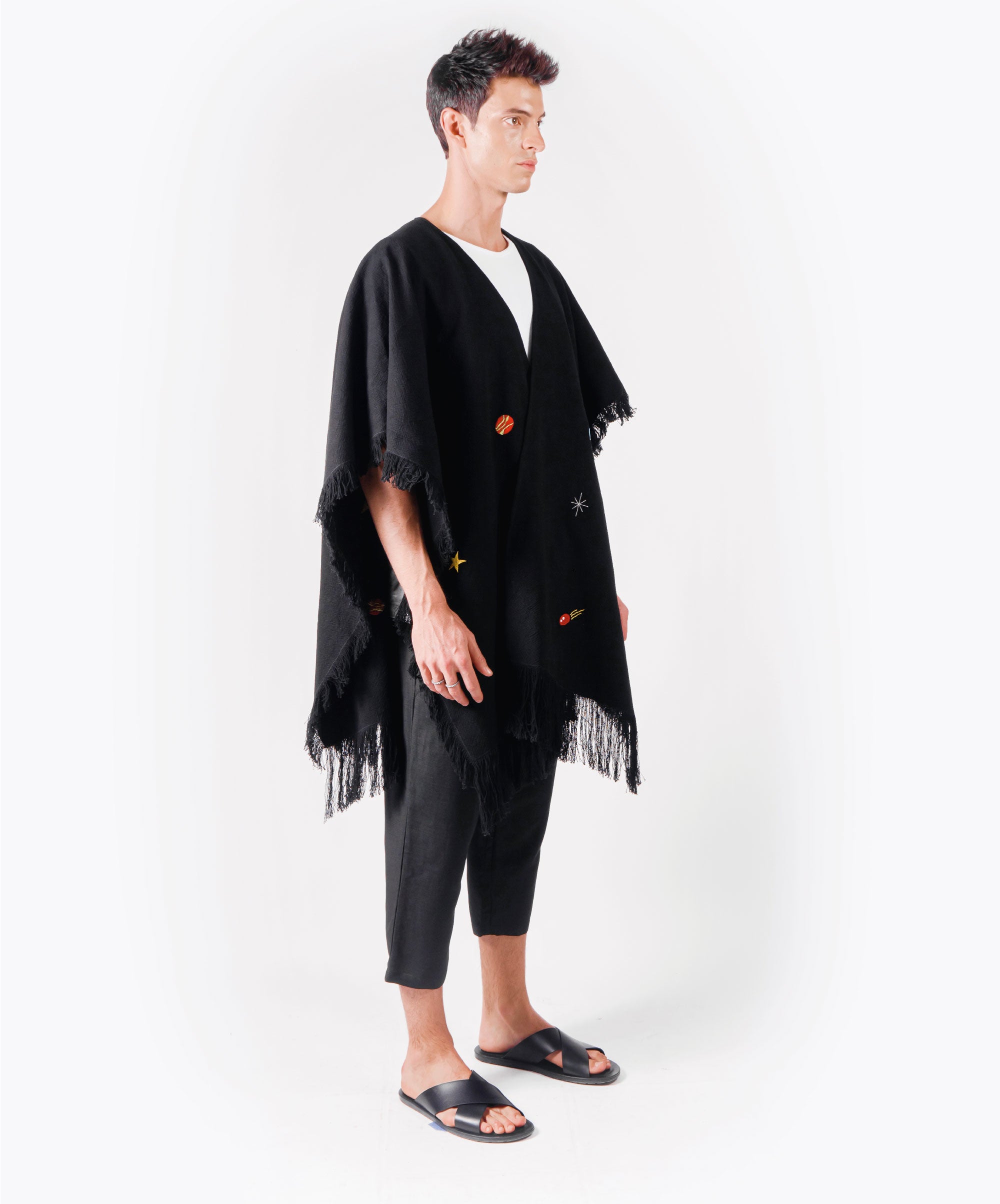 NO GRAVITY BLACK PONCHO