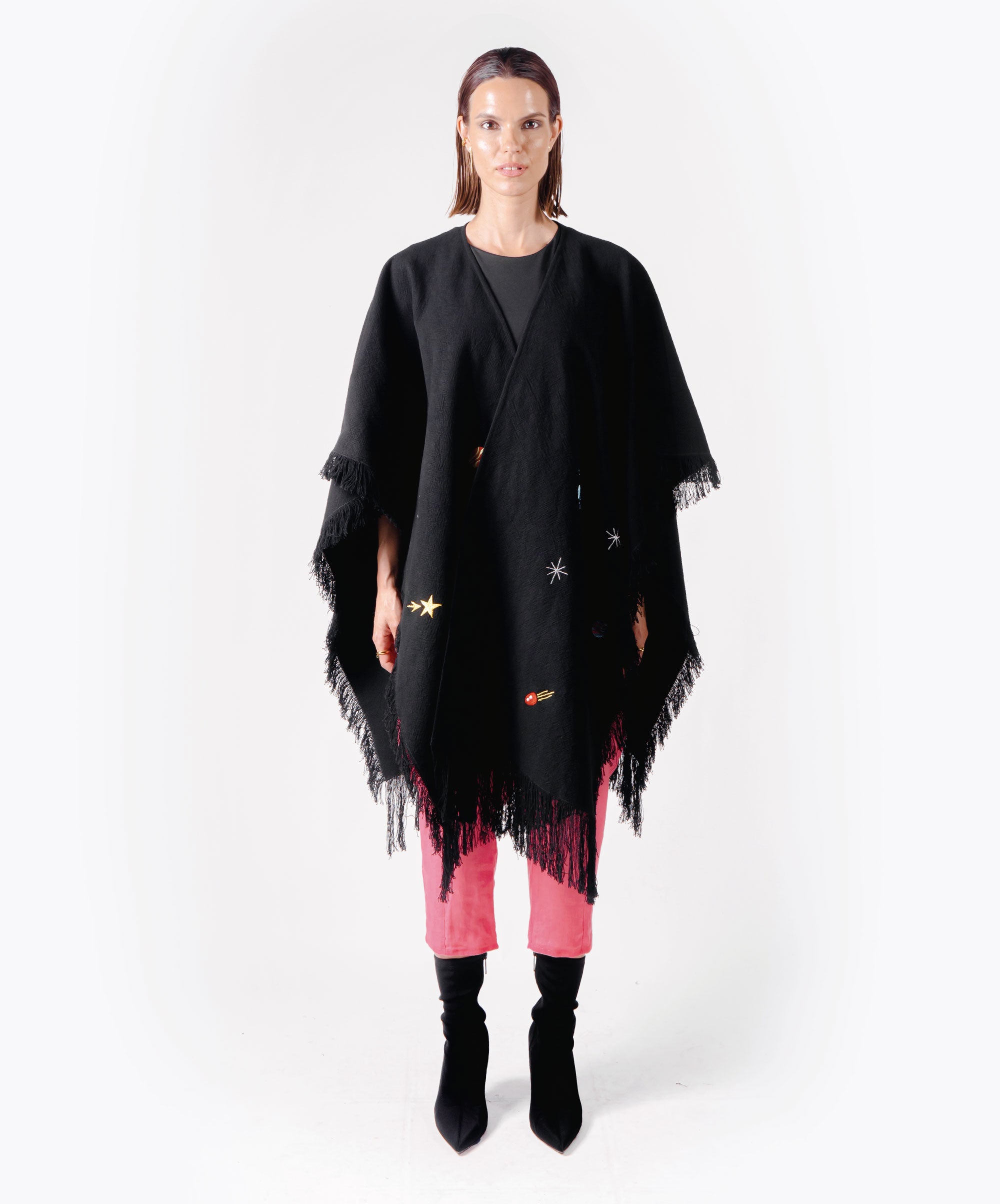 NO GRAVITY BLACK PONCHO