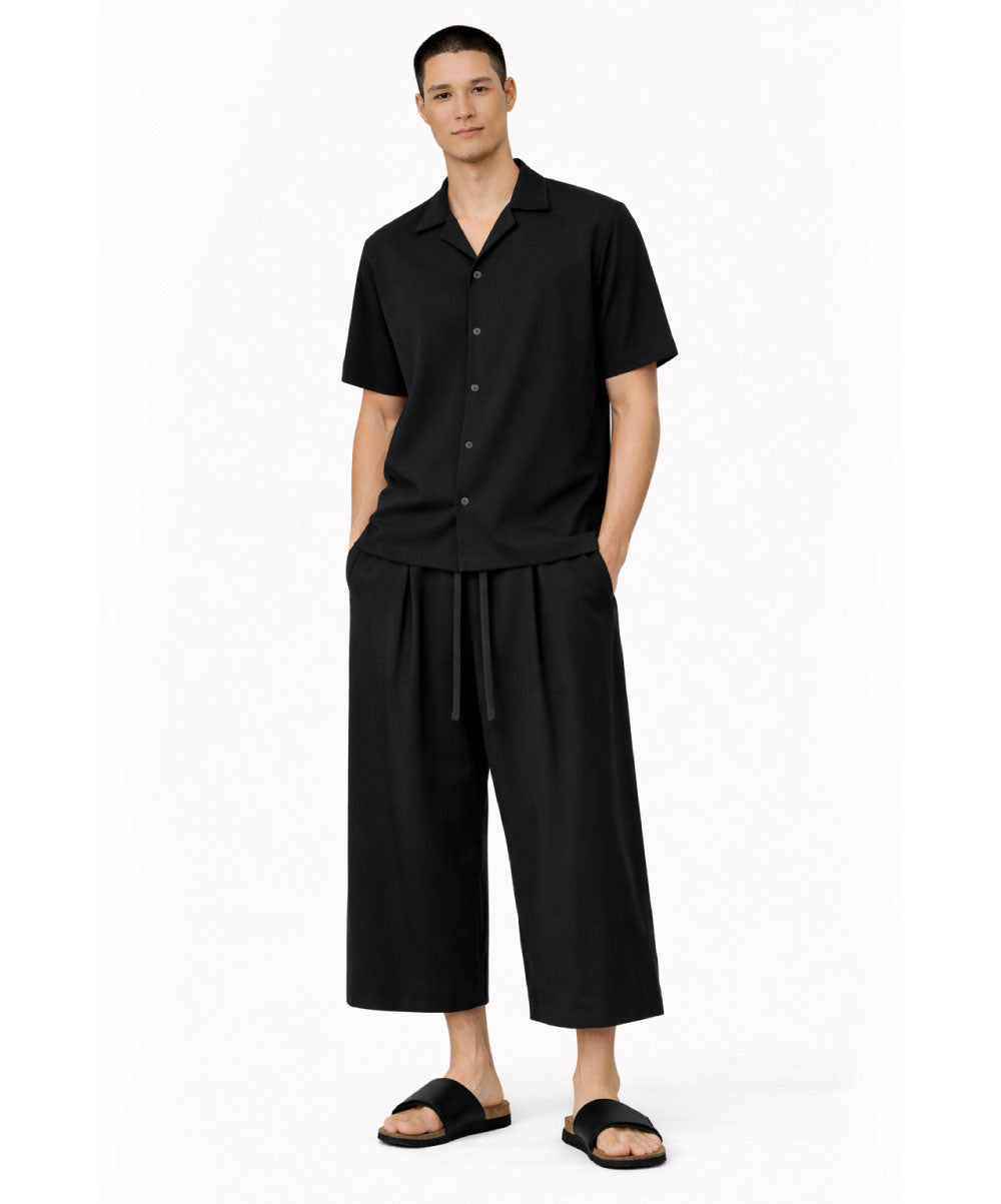 PULSE BLACK SHIRT - DE LA ROSA TULUM
