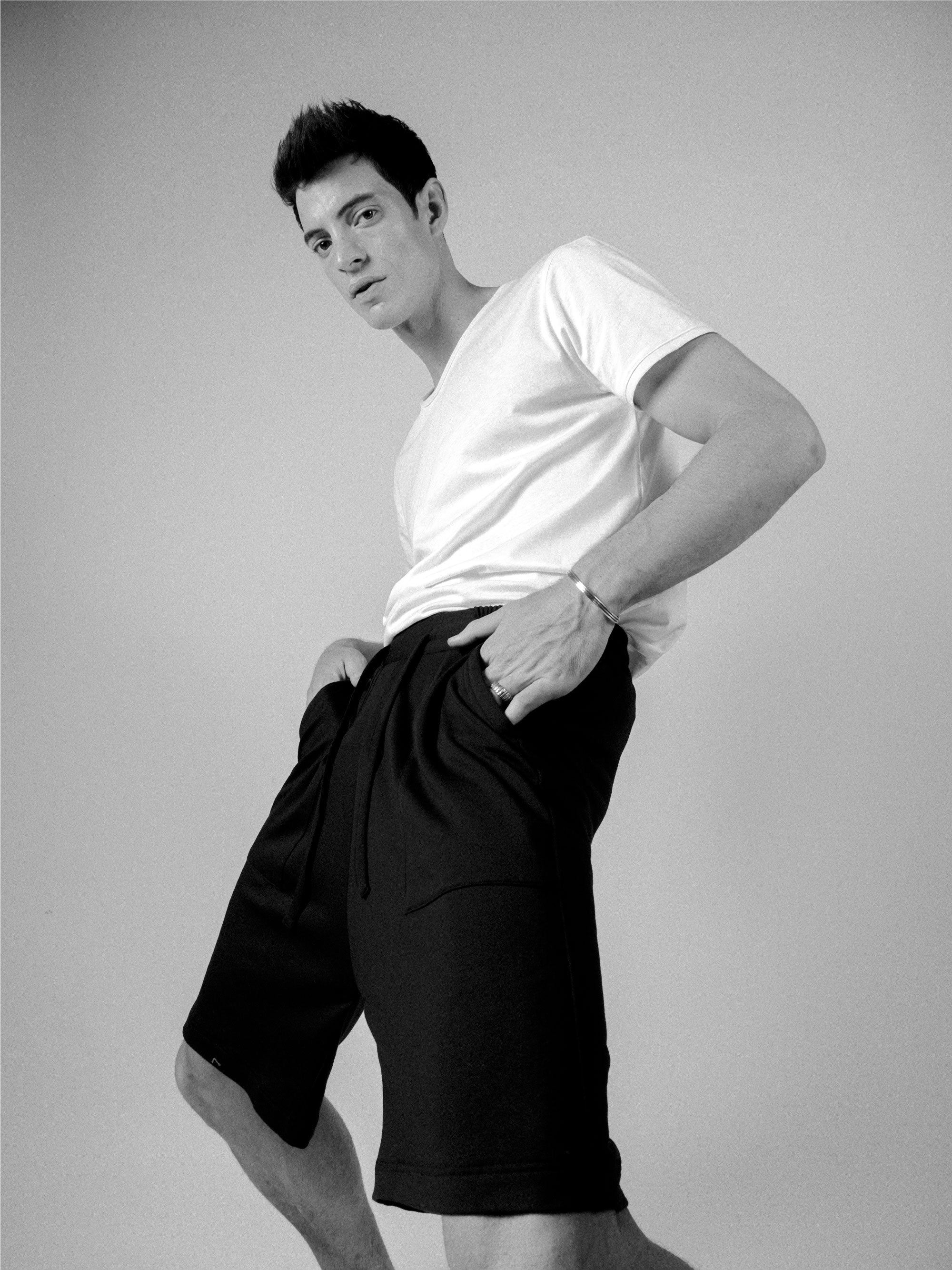 RELAX LOUNGE BLACK SHORTS