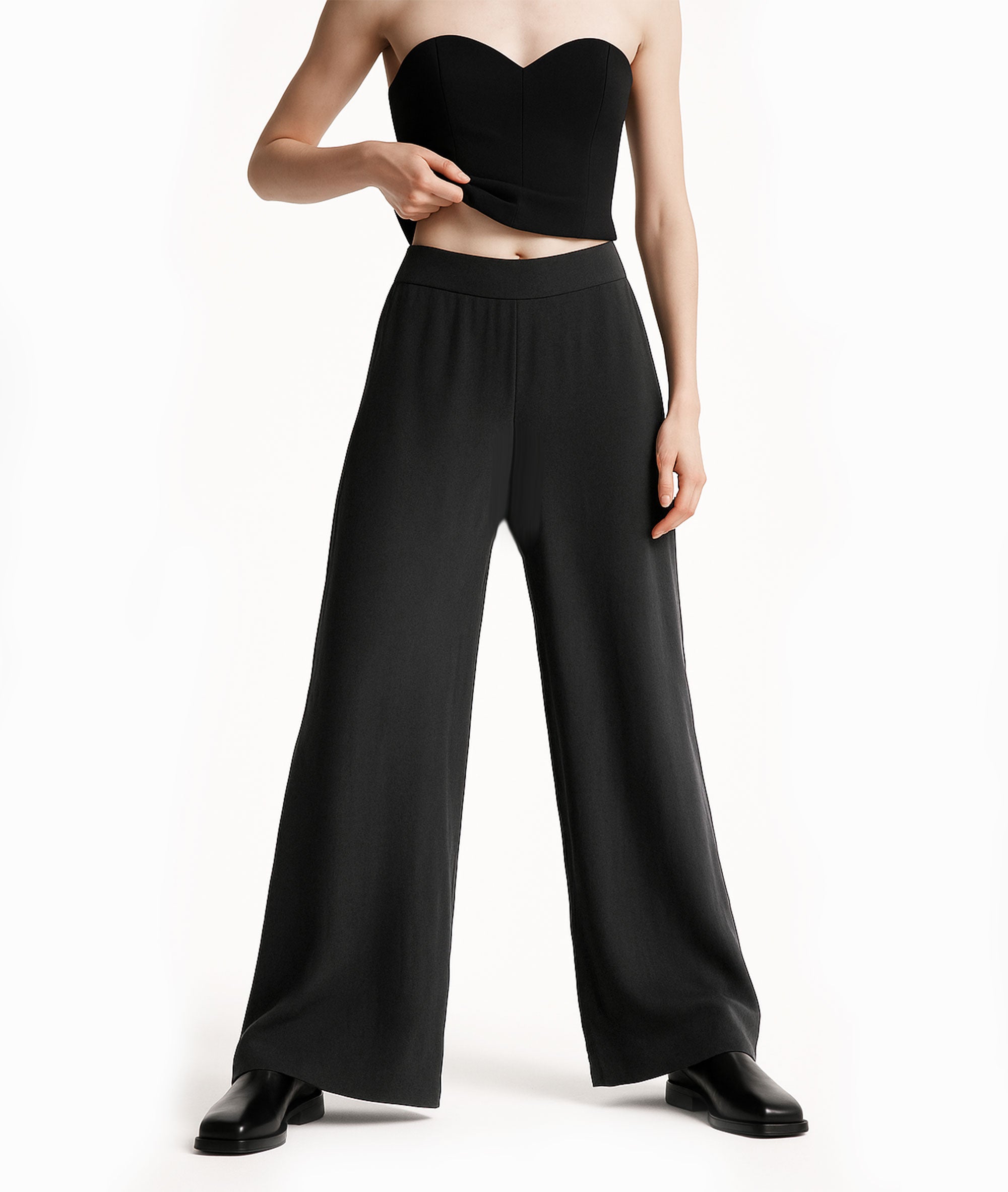 SWITCH BLACK PANTS - DE LA ROSA TULUM