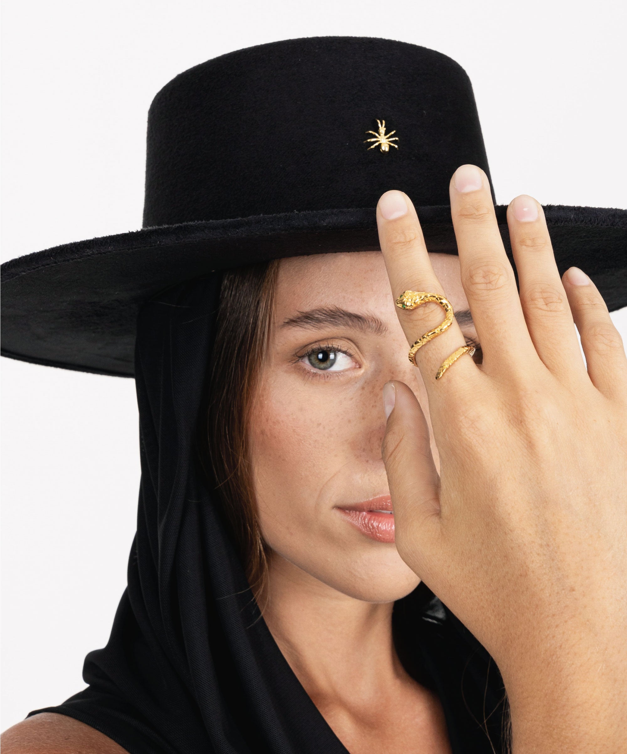 SLITHER SNAKE GOLD RING