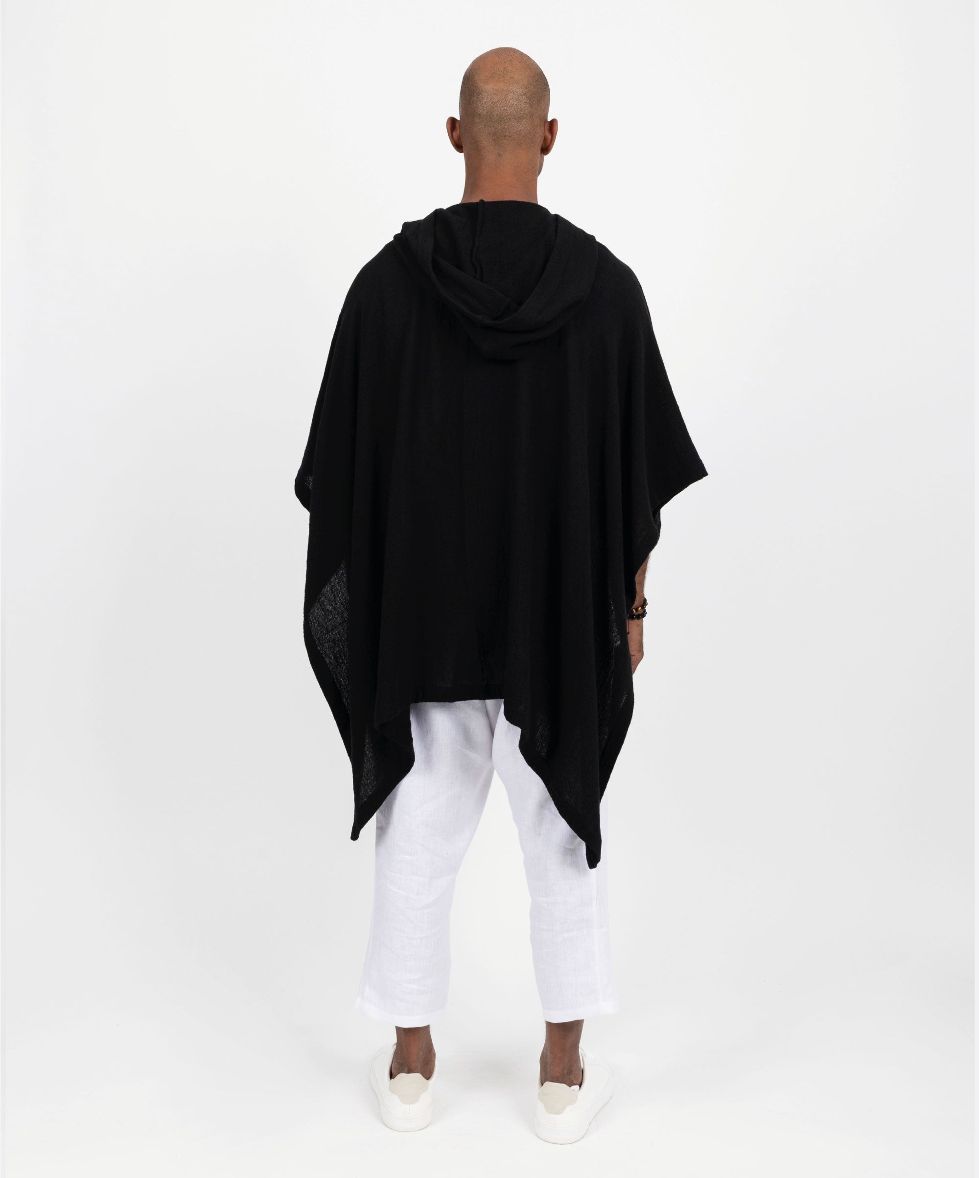 IBIZA BLACK PONCHO