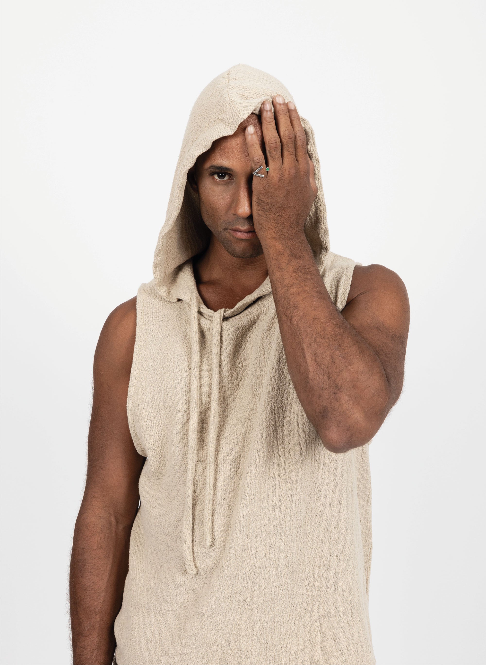 FORCE LOUNGE BEIGE HOODIE