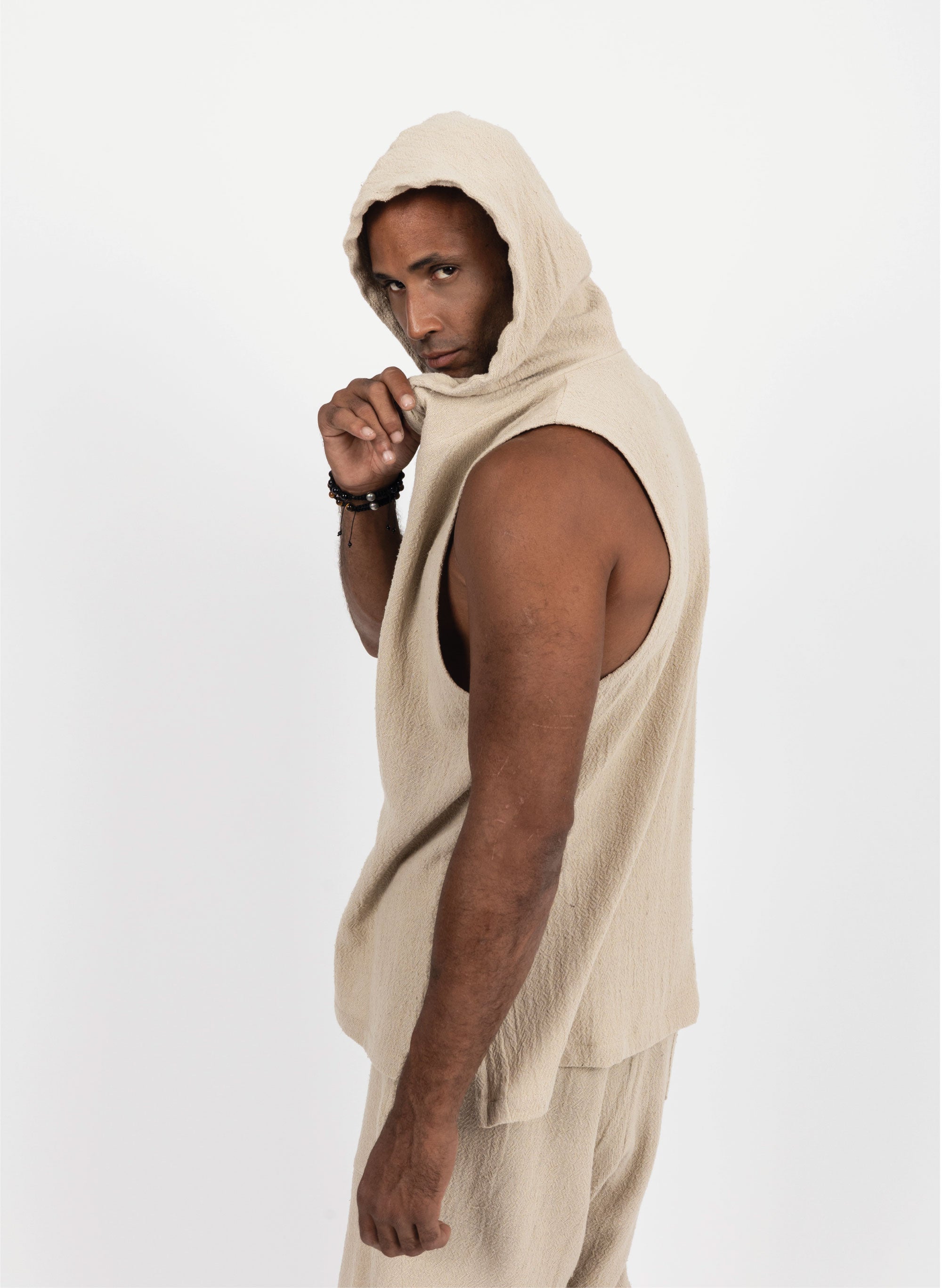 FORCE LOUNGE BEIGE HOODIE