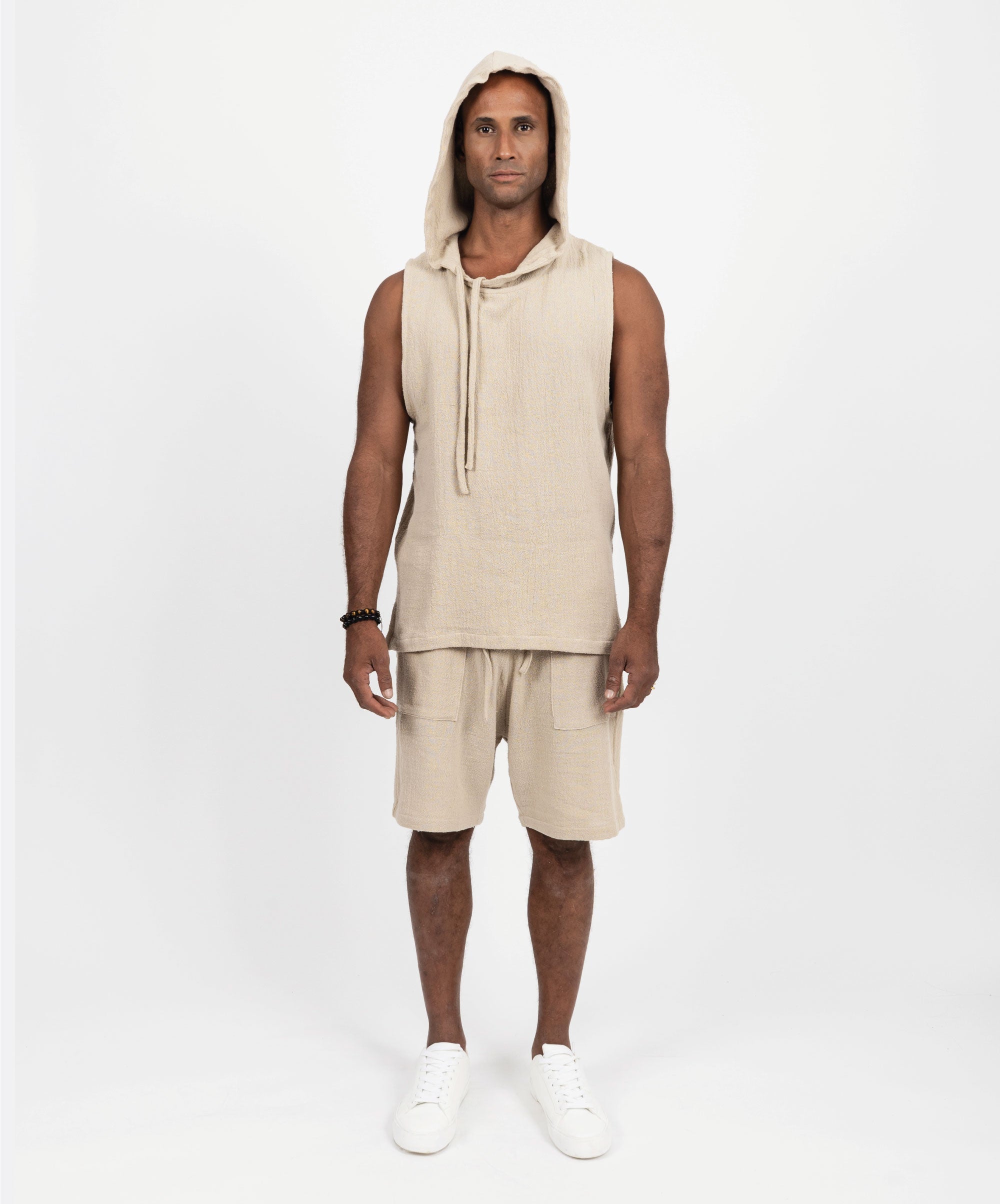 FORCE LOUNGE BEIGE HOODIE