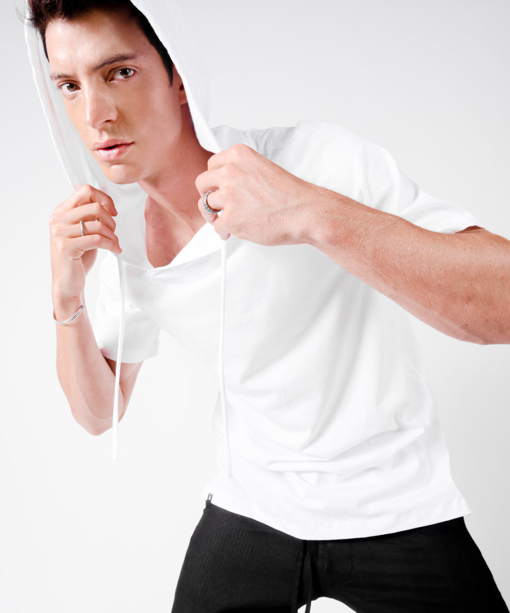 NEW WAY HOODIE WHITE T-SHIRT