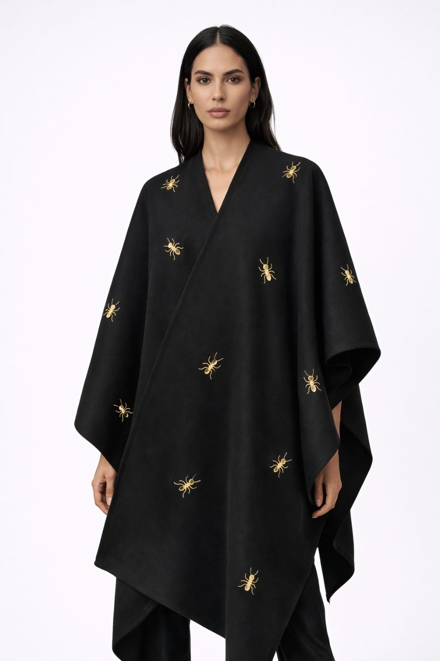 ANTSTOPPABLE WARM PONCHO - DE LA ROSA TULUM