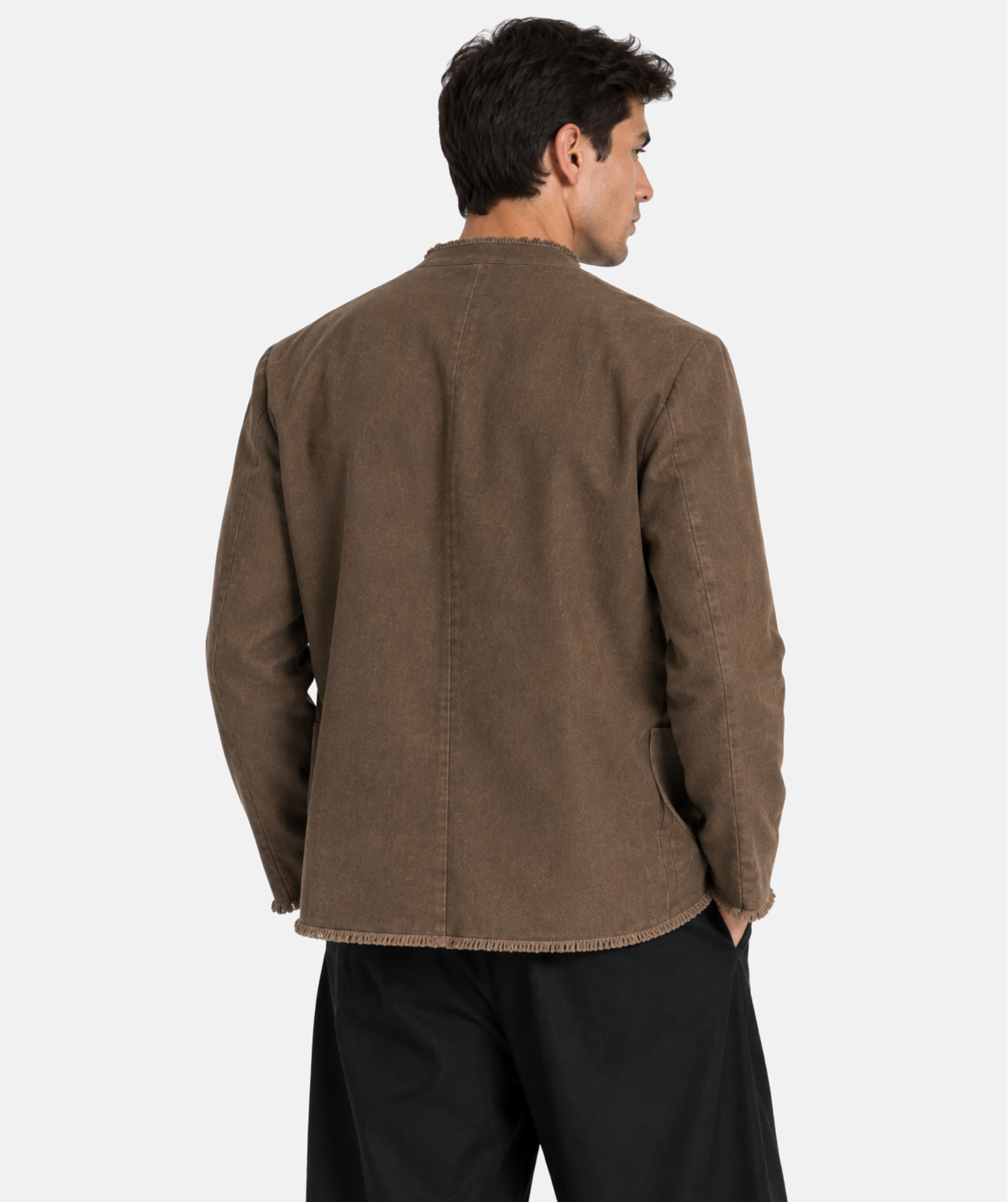EMPIRE BROWN LINEN JACKET
