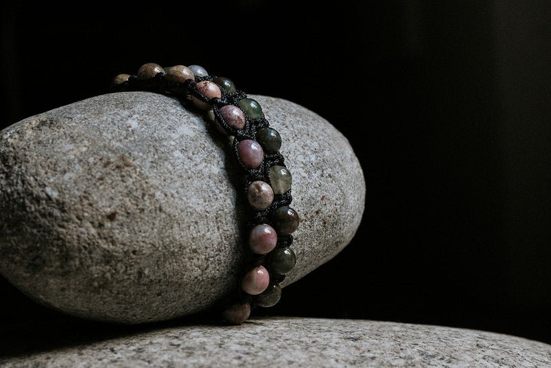 SHAMBALLA MOSS AGATE BRACELET - DE LA ROSA TULUM