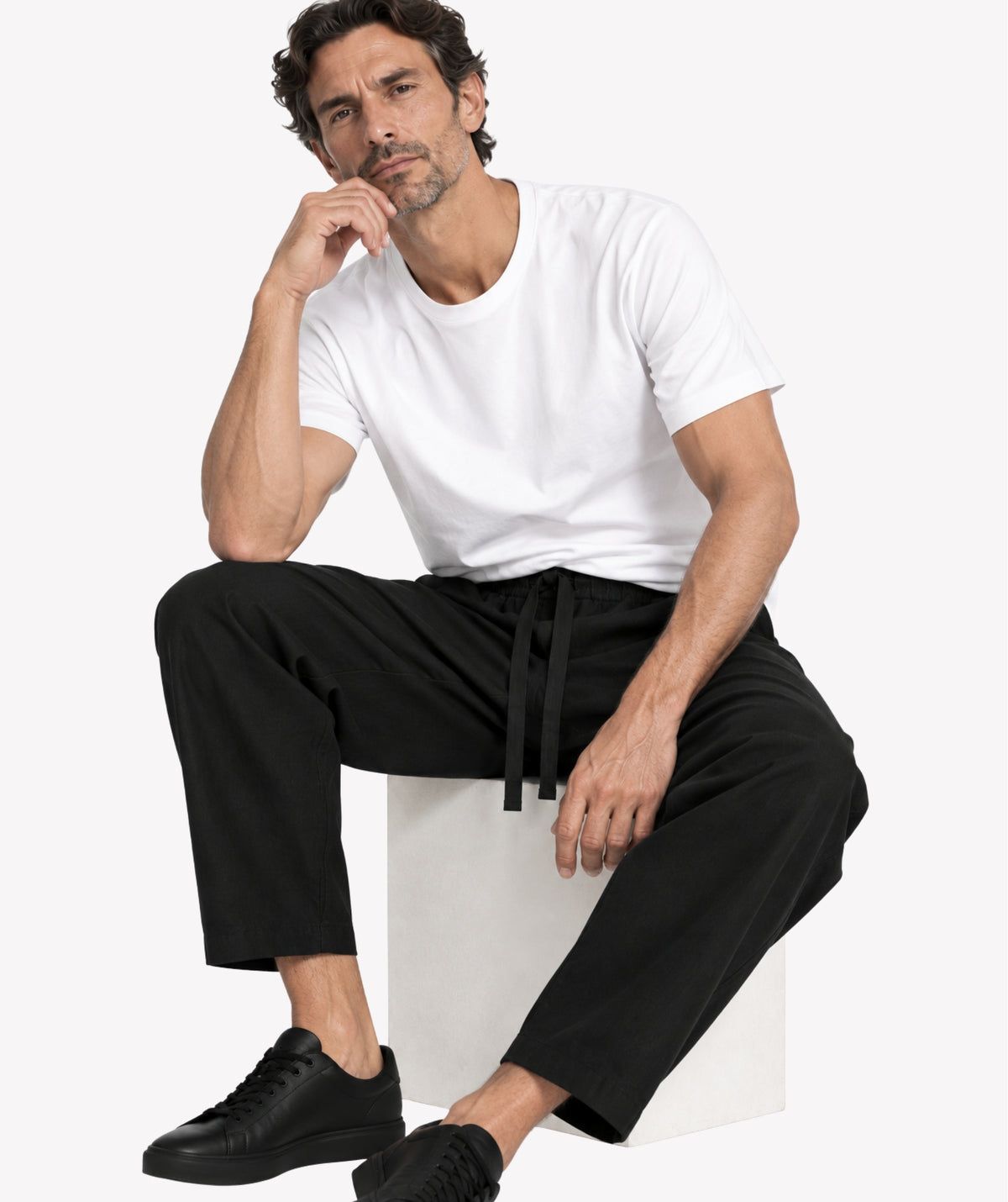 WALKER BLACK STRETCH PANTS