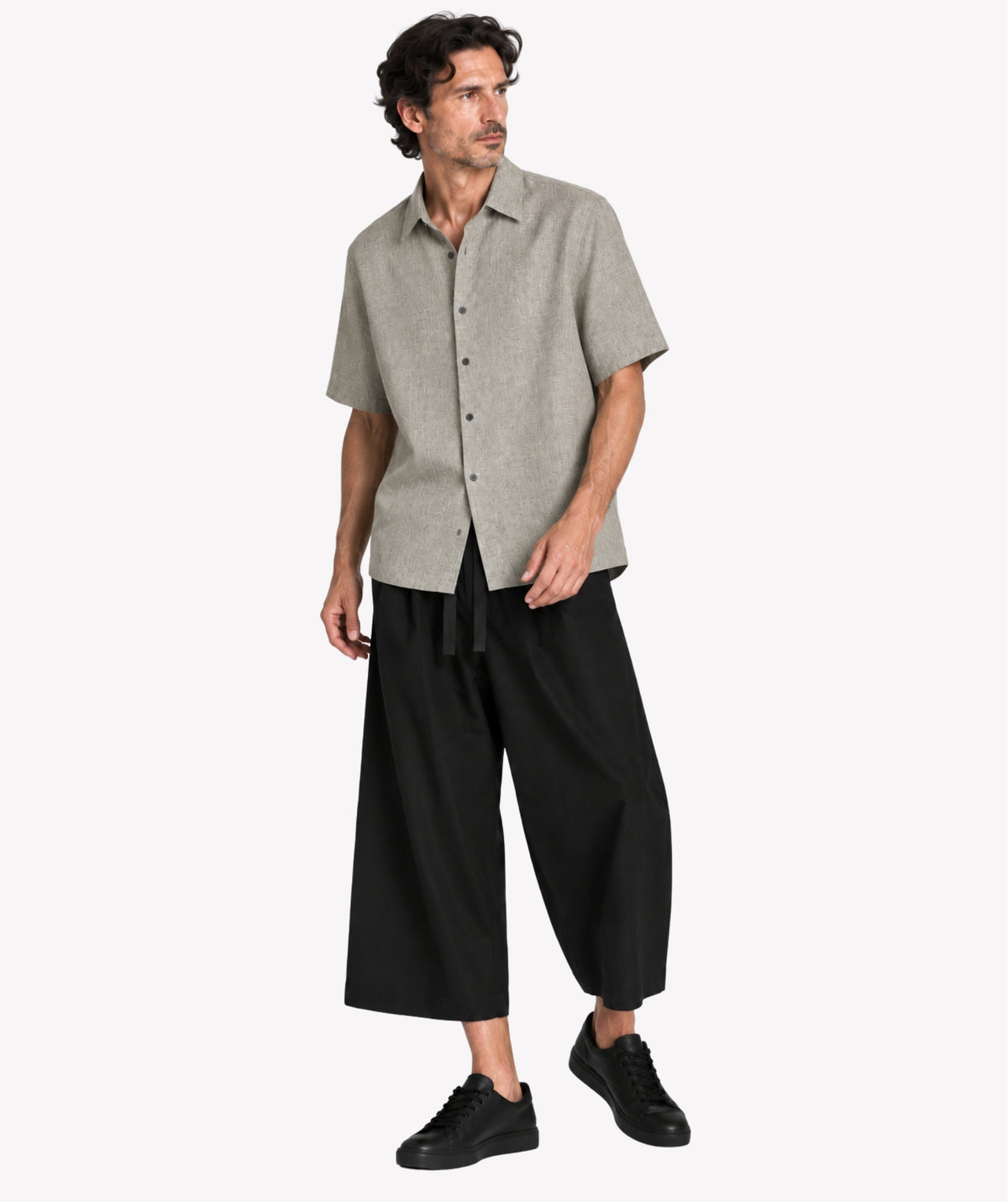 FLY GREEN LINEN SHIRT