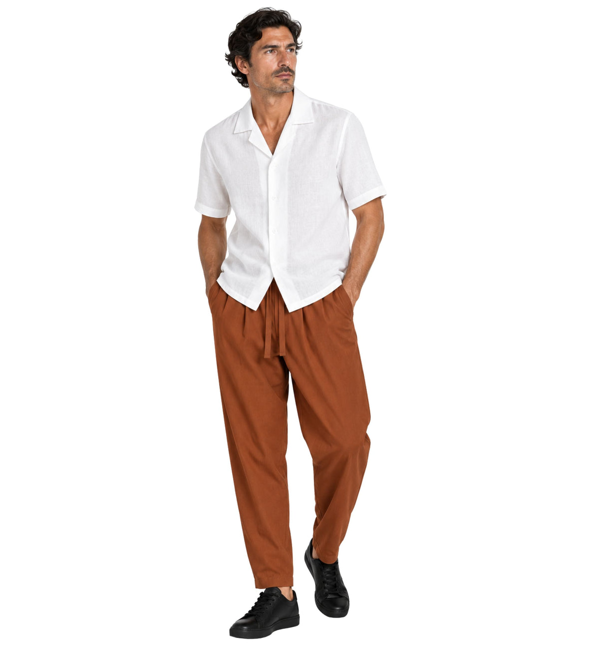 PULSE WHITE LINEN SHIRT