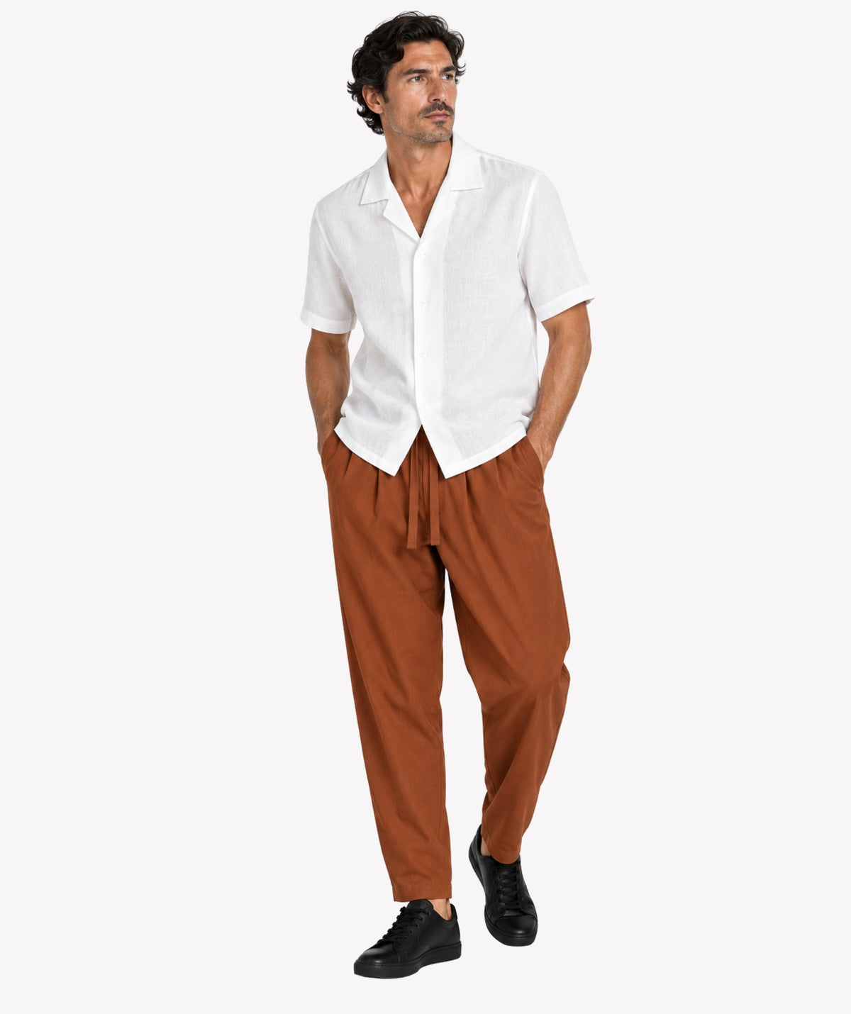 PULSE WHITE LINEN SHIRT