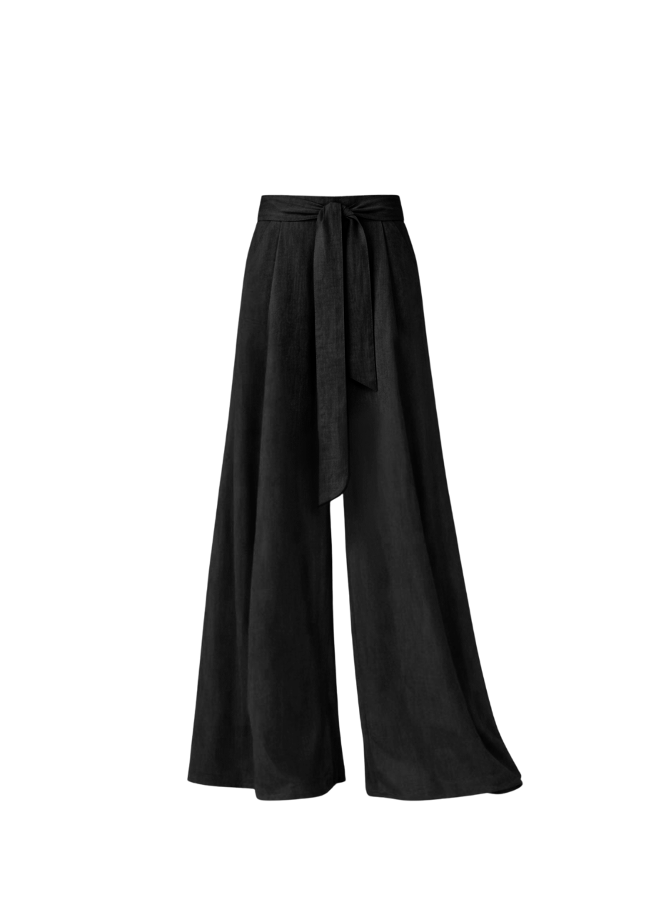 SAMURAI BLACK STRETCH PANTS