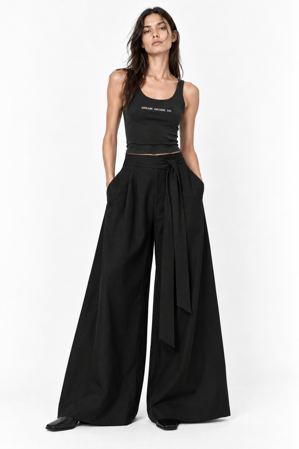 SAMURAI BLACK STRETCH PANTS