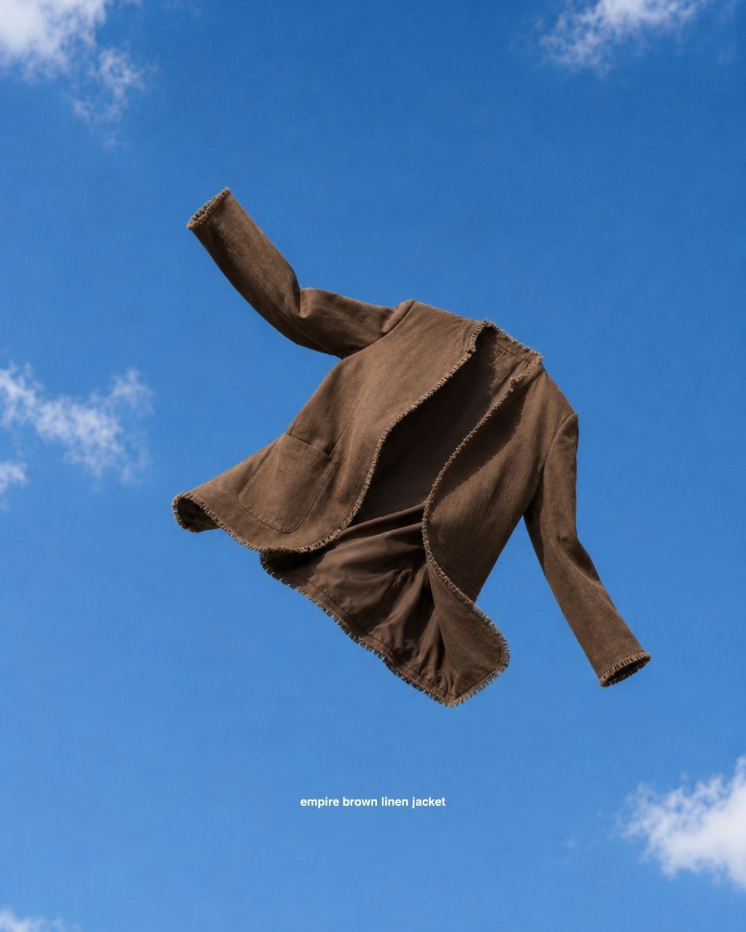 EMPIRE BROWN LINEN JACKET