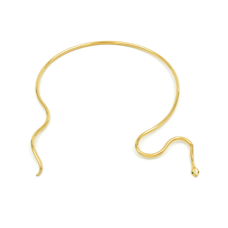 FEARLESS SNAKE GOLD CHOKER