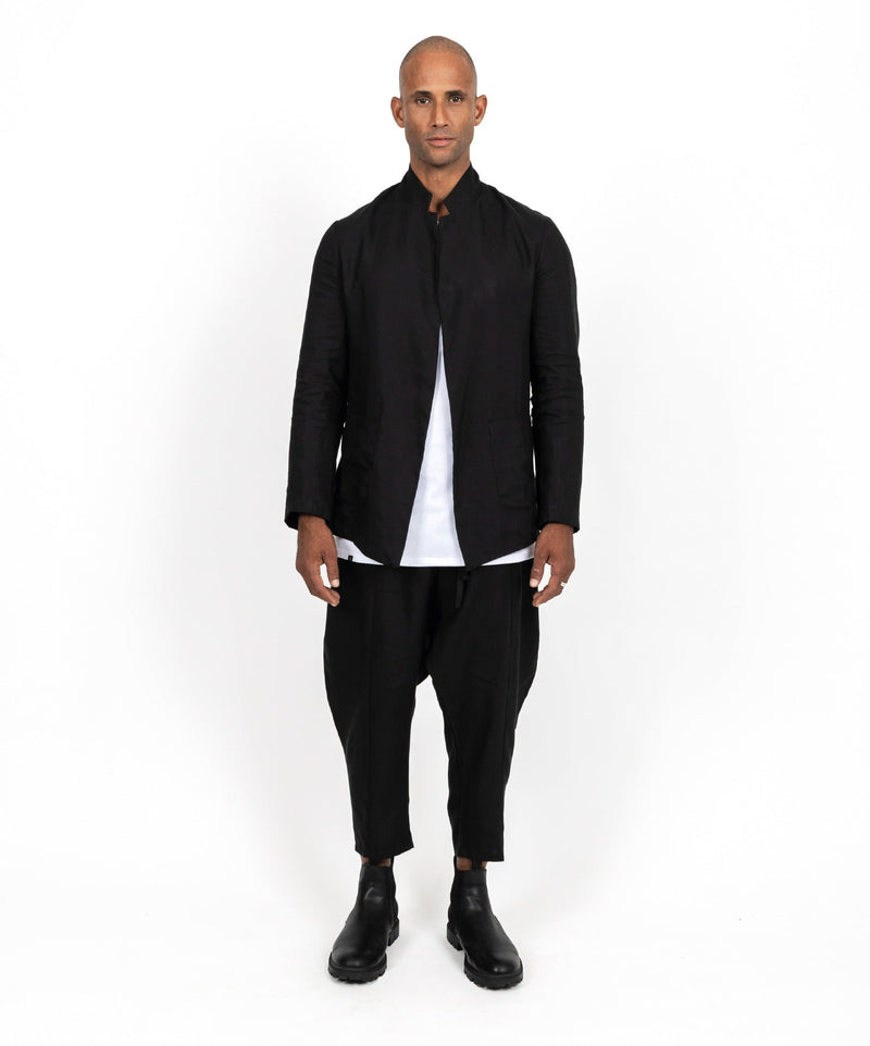 EMPIRE CUPRO BLACK JACKET