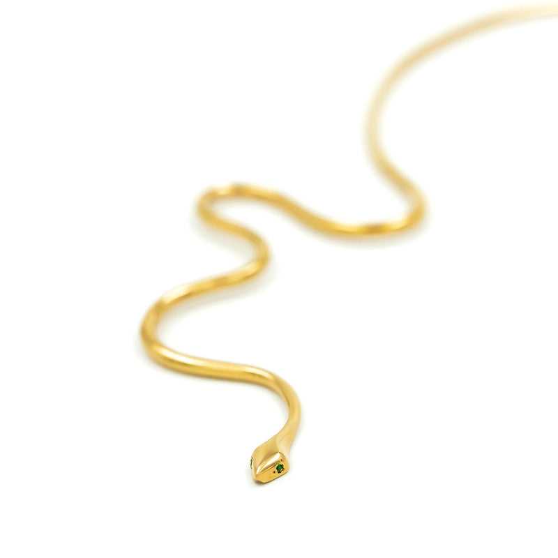 SLITHER SNAKE 10K GOLD CHOKER