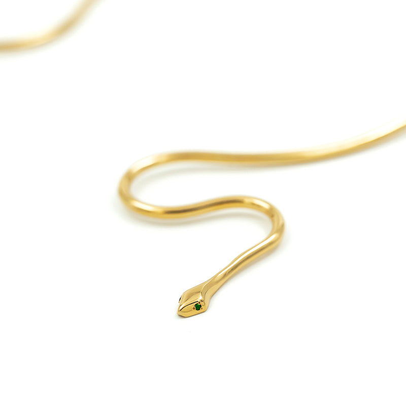 FEARLESS SNAKE GOLD CHOKER