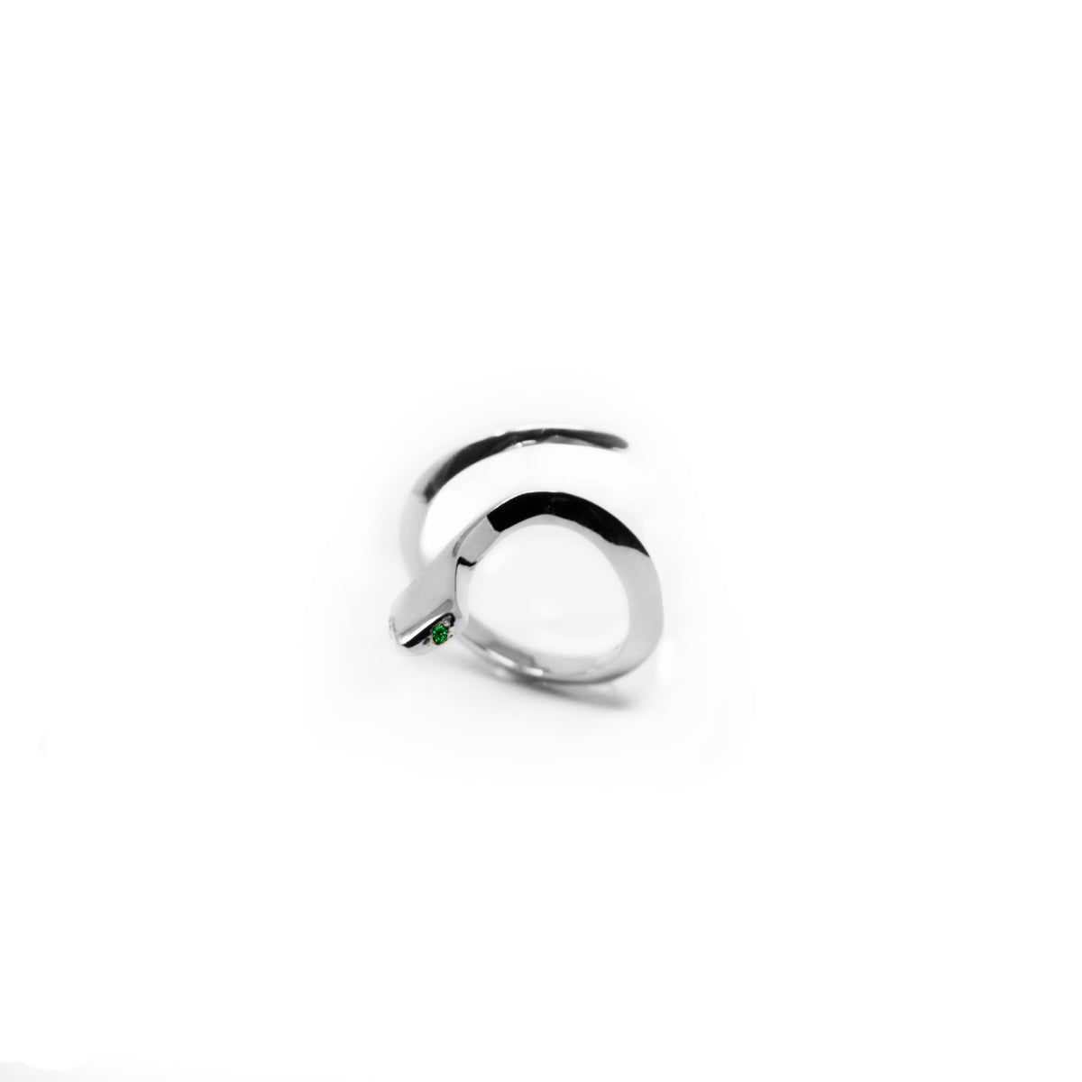 SILENT SNAKE SILVER RING - DE LA ROSA TULUM