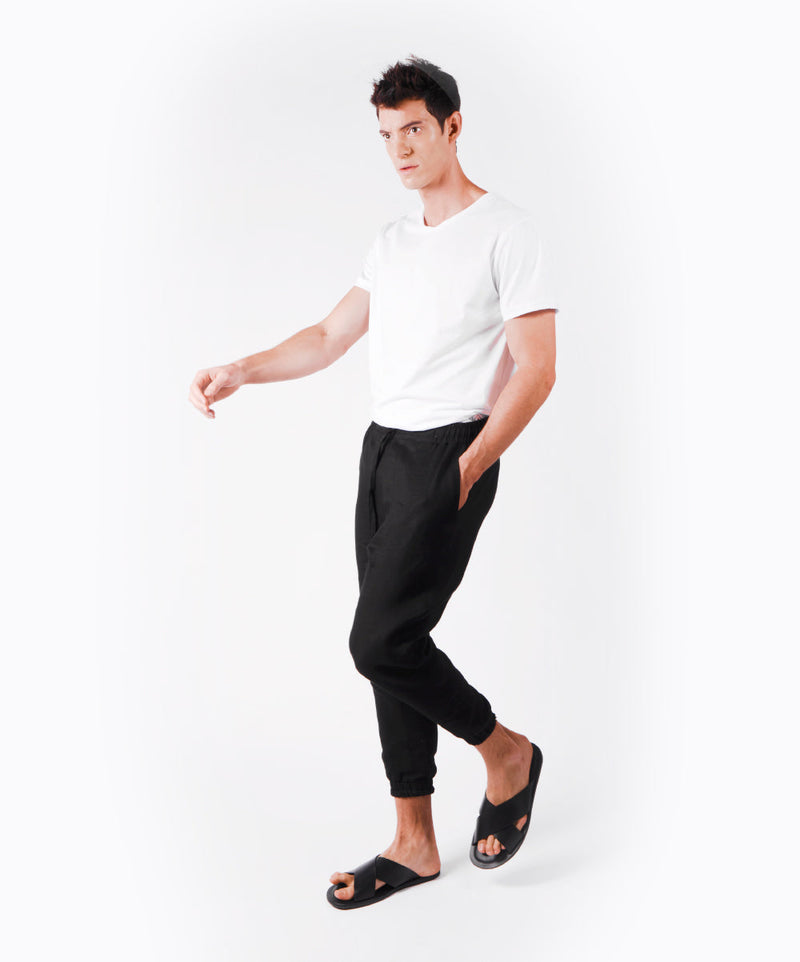 FLOW BLACK PANTS - DE LA ROSA TULUM