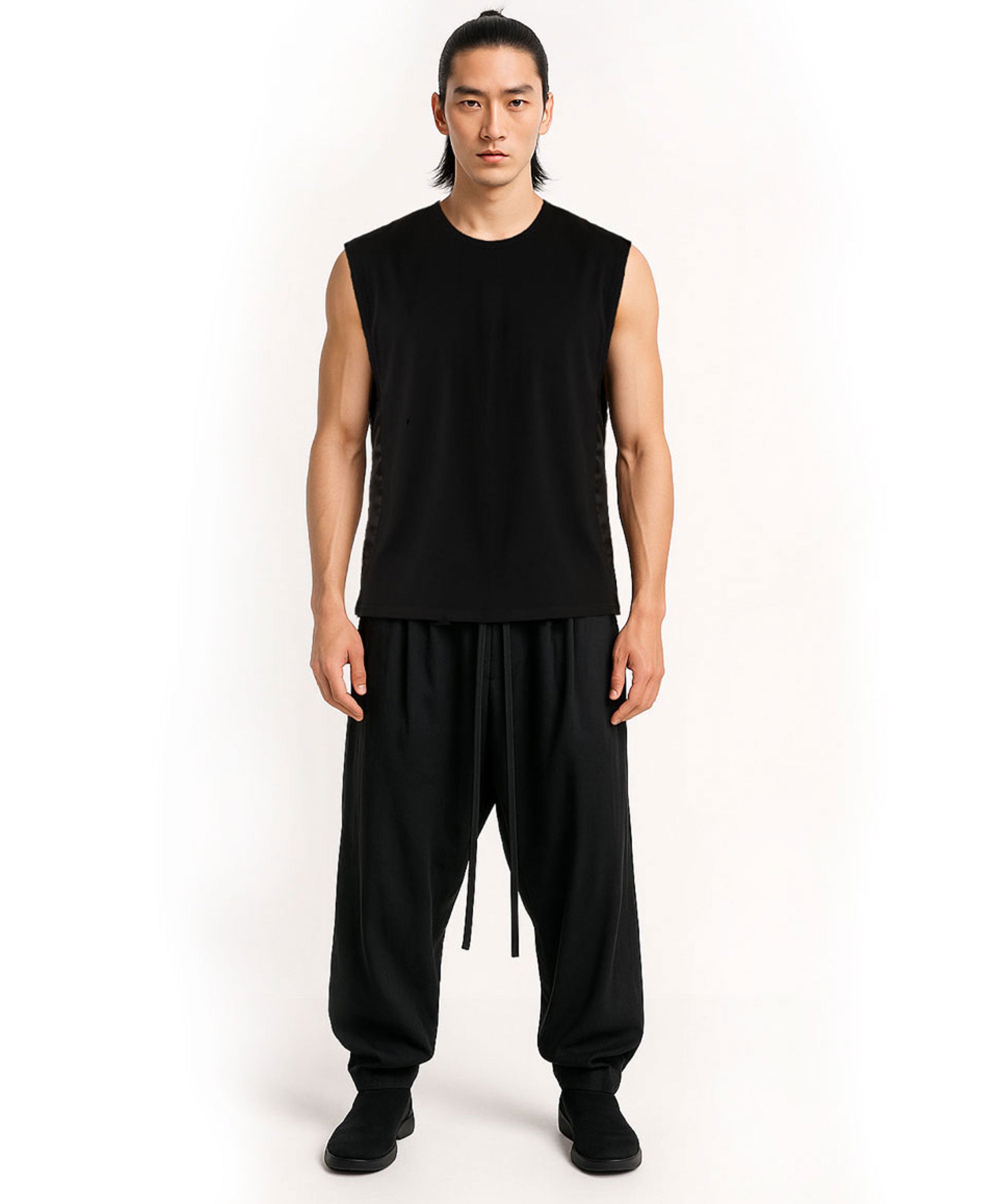 FRAME BLACK T-SHIRT - DE LA ROSA TULUM