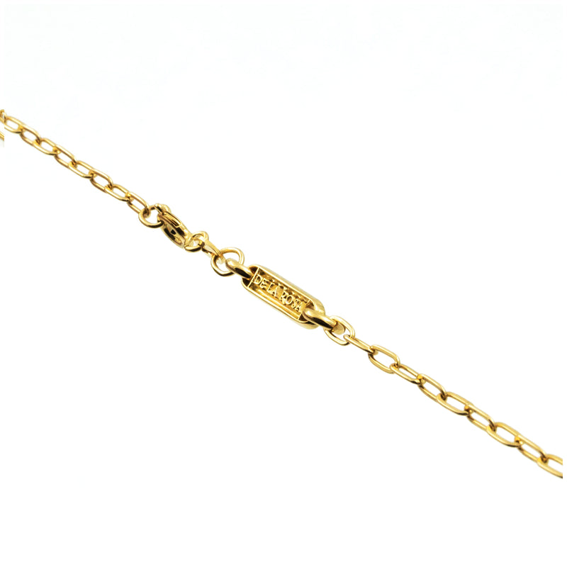 PALM LEAF GOLD PENDANT