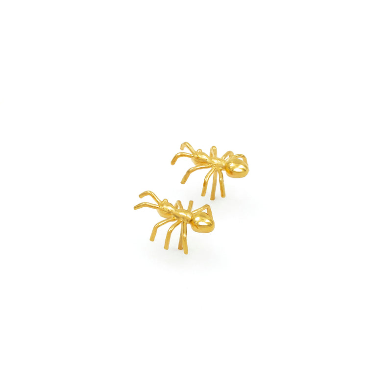 ANT GOLD EARRINGS