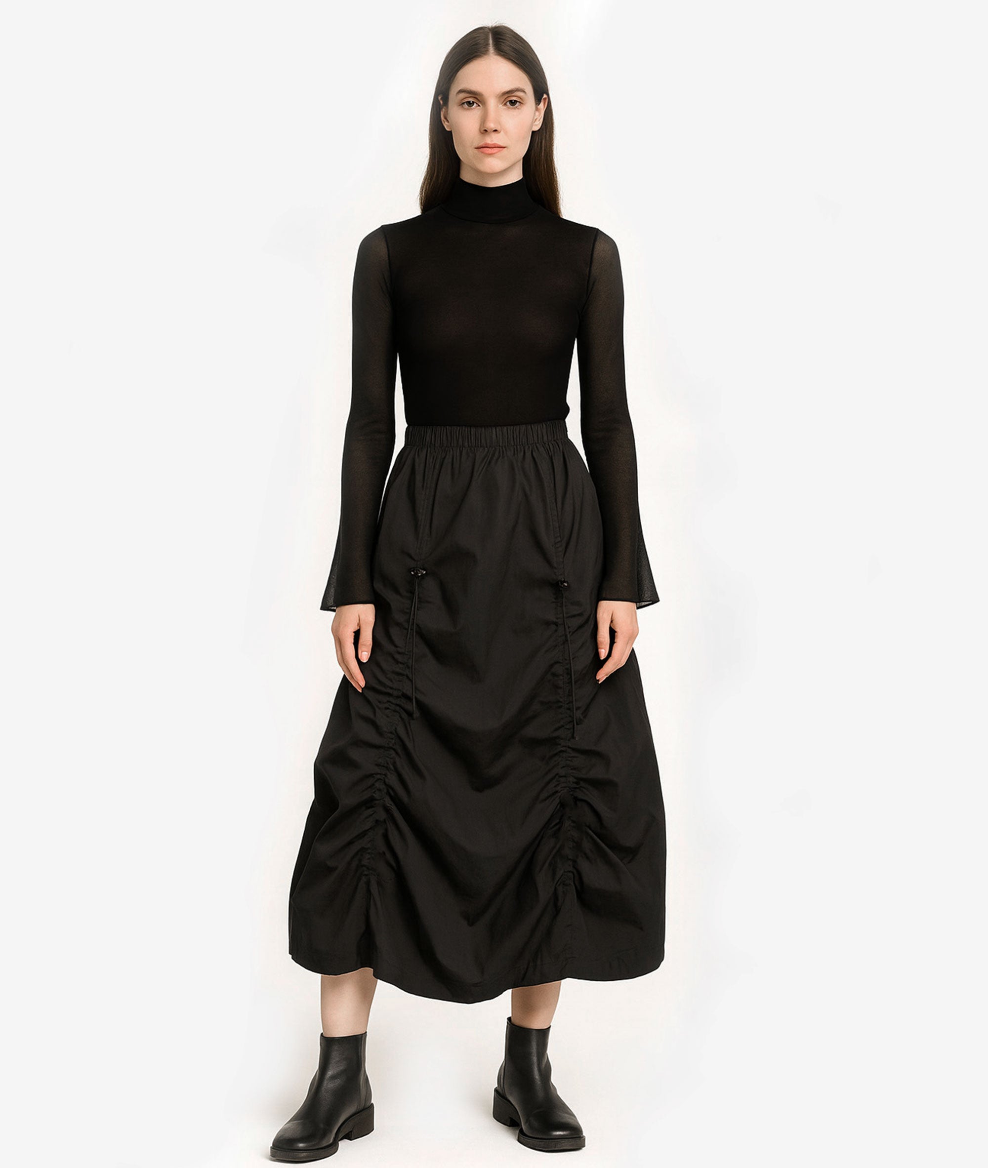 MORPH BLACK SKIRT - DE LA ROSA TULUM