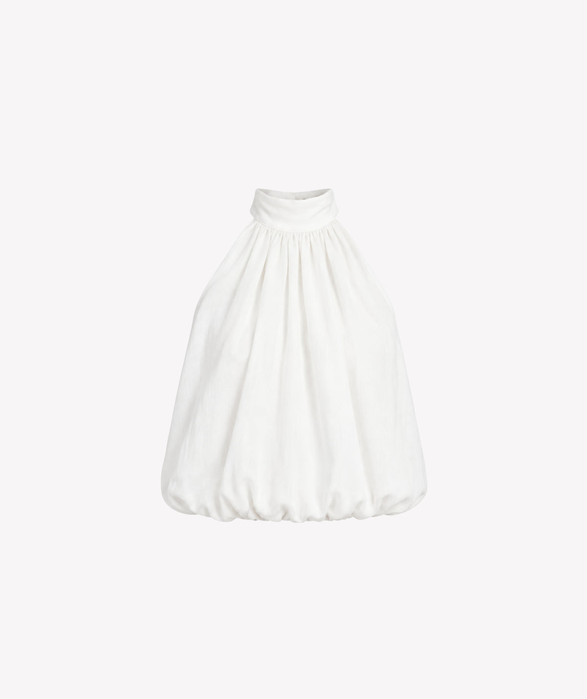 SWAN WHITE HALTER TOP
