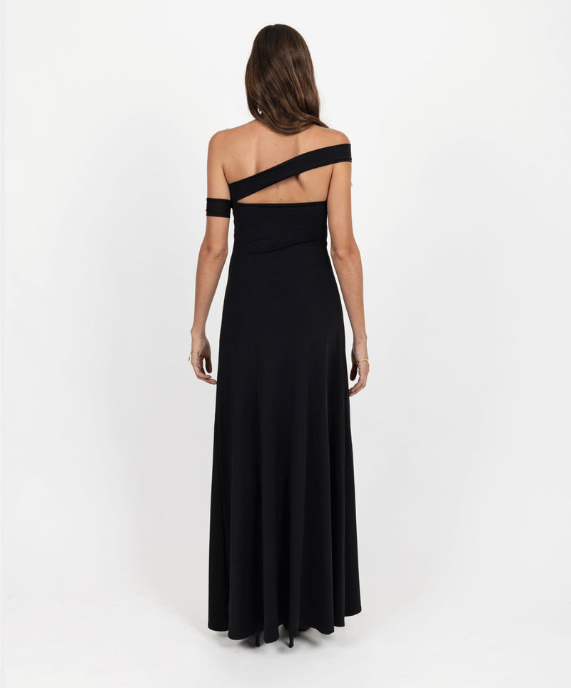 LIMITLESS ASYMMETRIC LONG DRESS